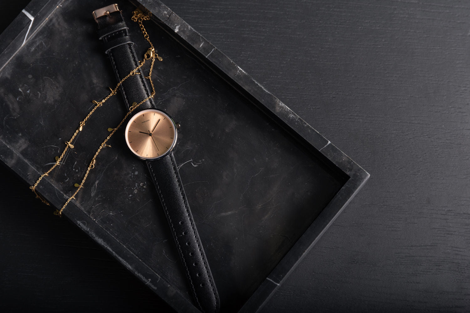 Karlsson Watch Finesse til kvinder stål kobber