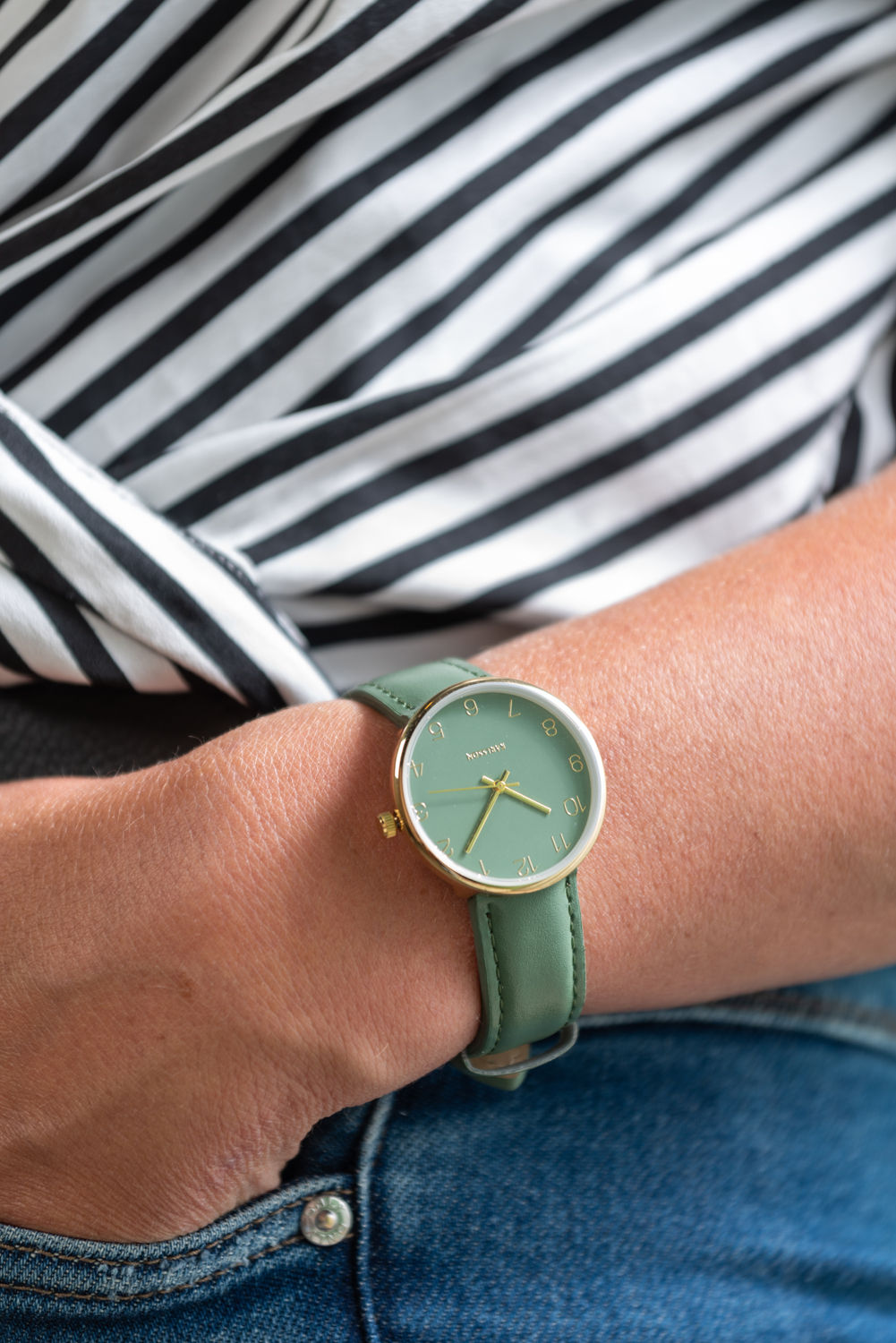 Karlsson Watch Charm til kvinder stål junglegrøn