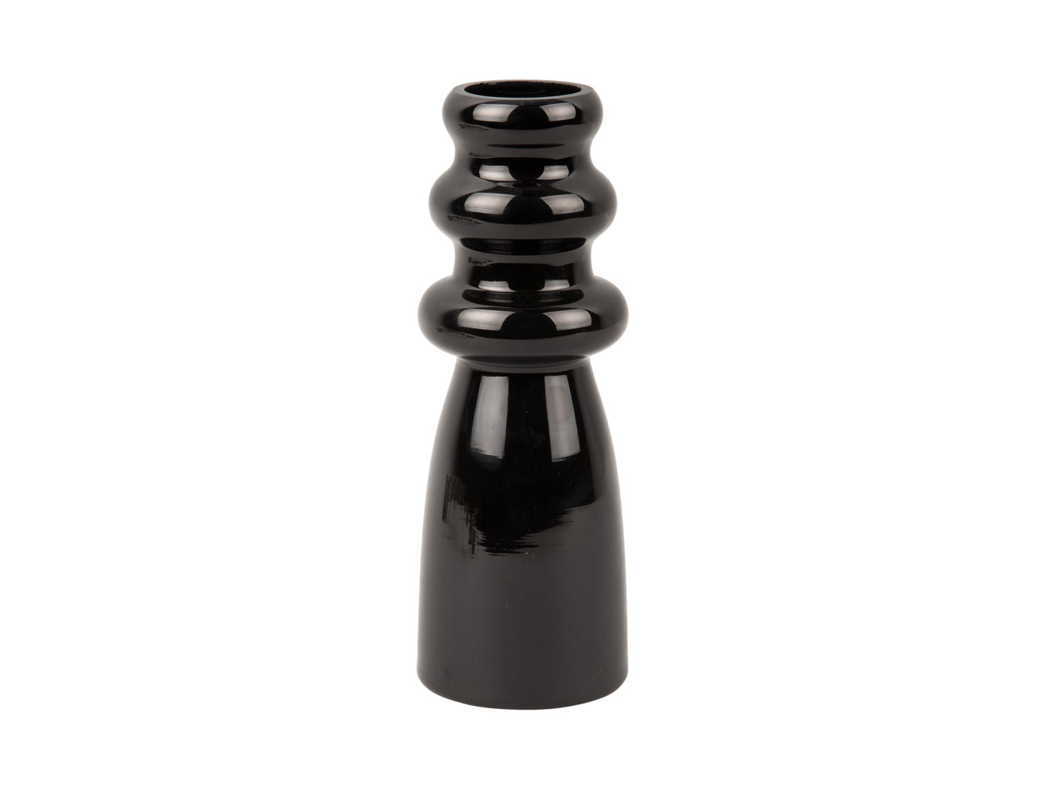 nutid Vase Sparkle Bottle glas sort