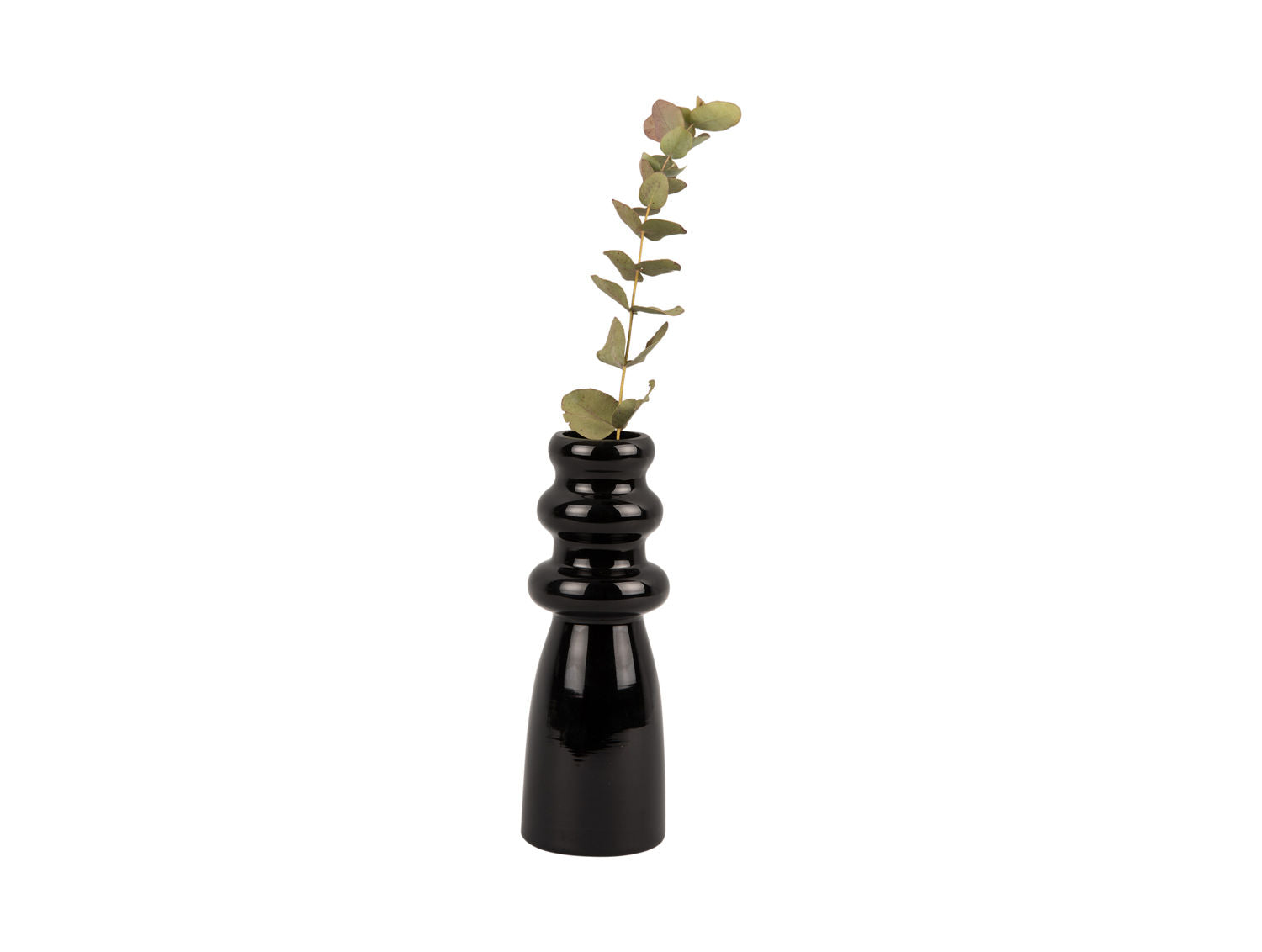 nutid Vase Sparkle Bottle glas sort