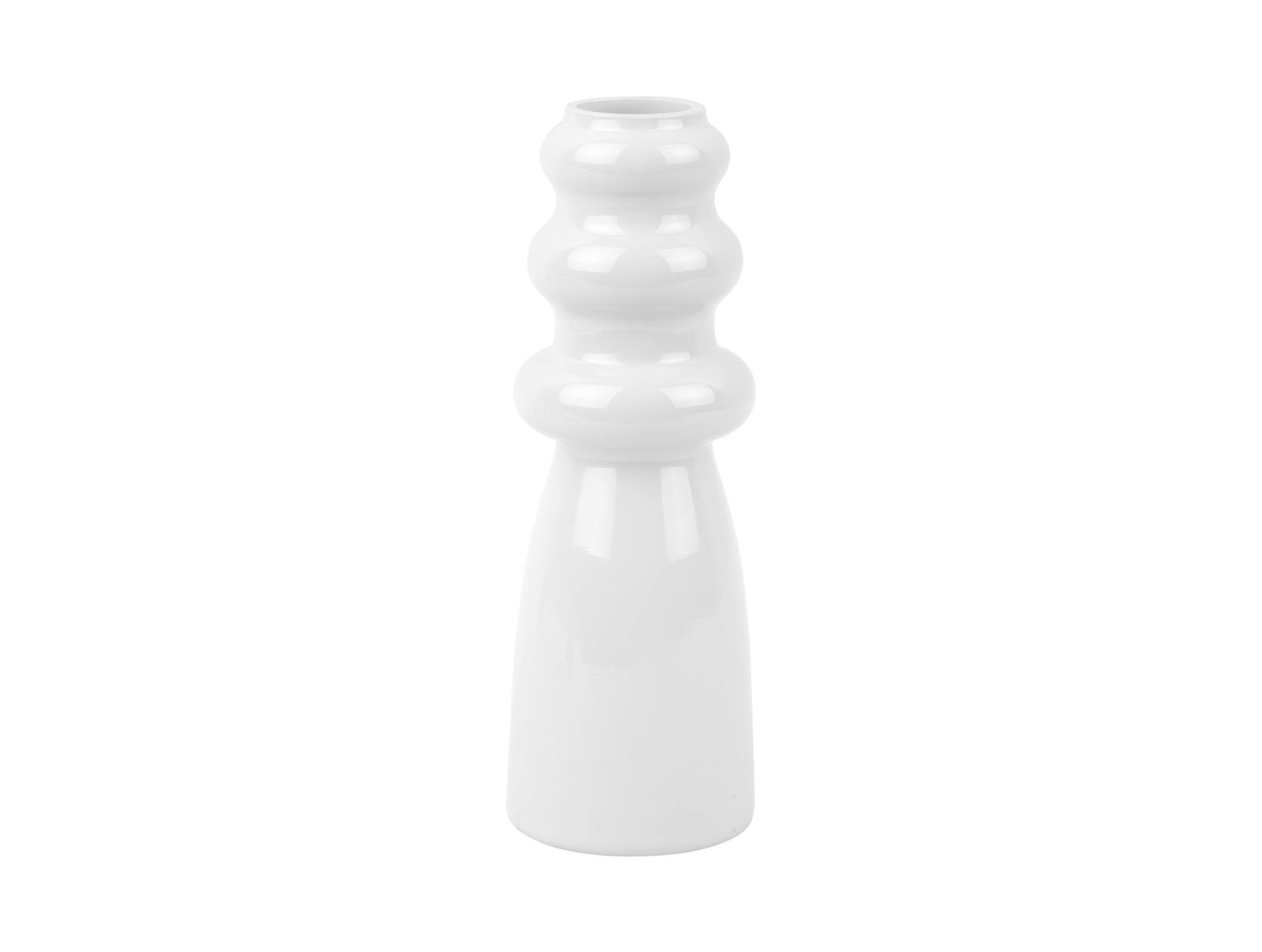 nutid Vase Sparkle Flaske glas hvid