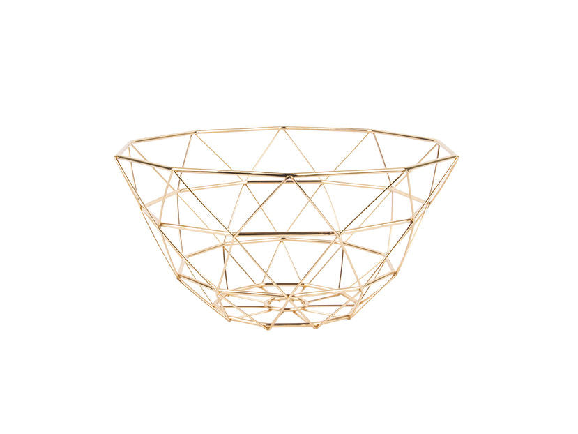 nutid Frugtkurv Diamantskåret jernforgyldt