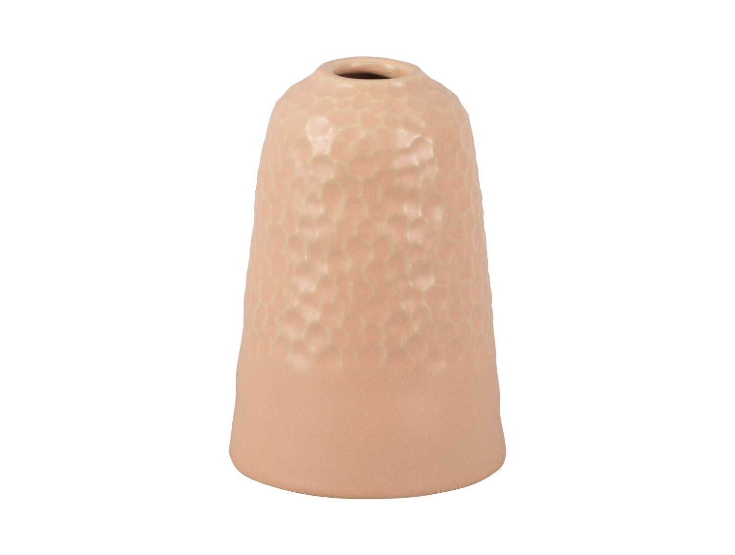 nutid Vase Carve Bred keramik mat blød pink