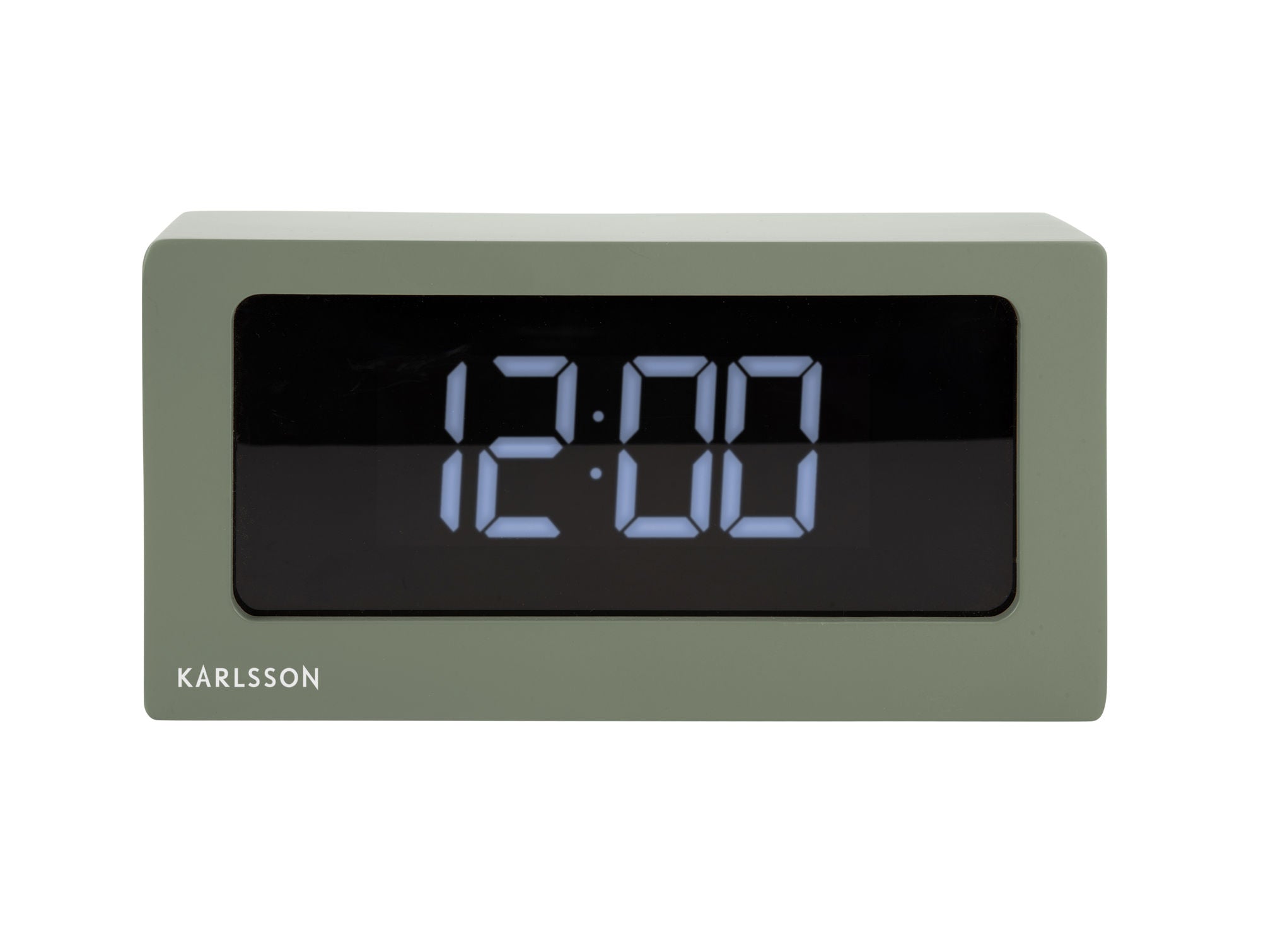 Karlsson Vækkeur Boxed LED jungle green