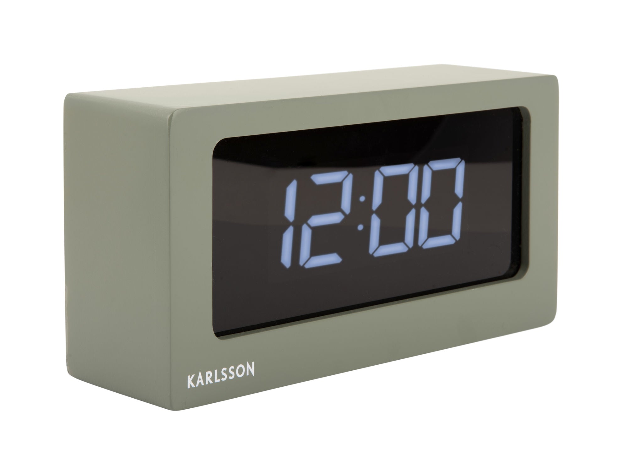 Karlsson Vækkeur Boxed LED jungle green