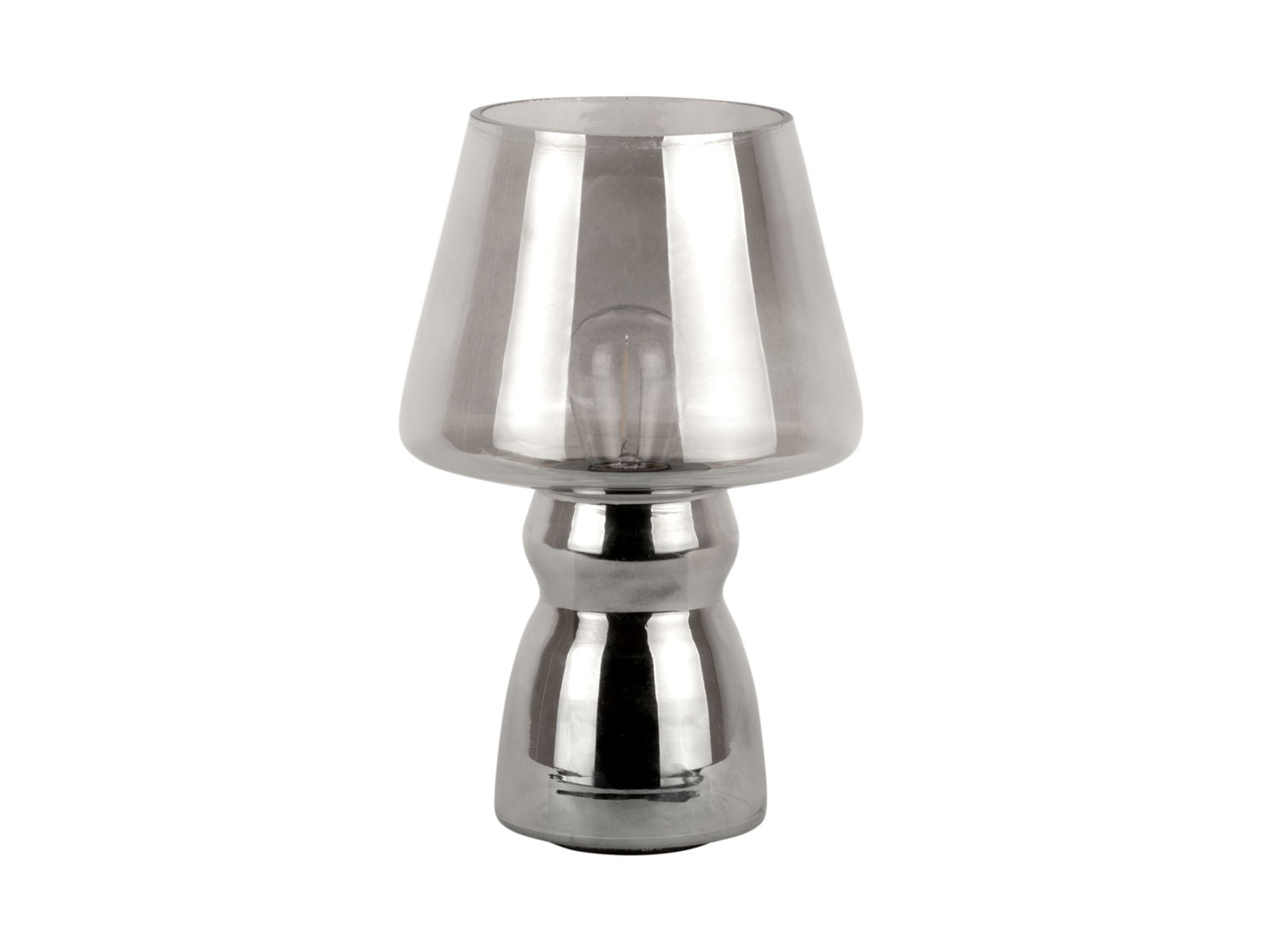Leitmotiv Bordlampe Klassisk LED glas krom