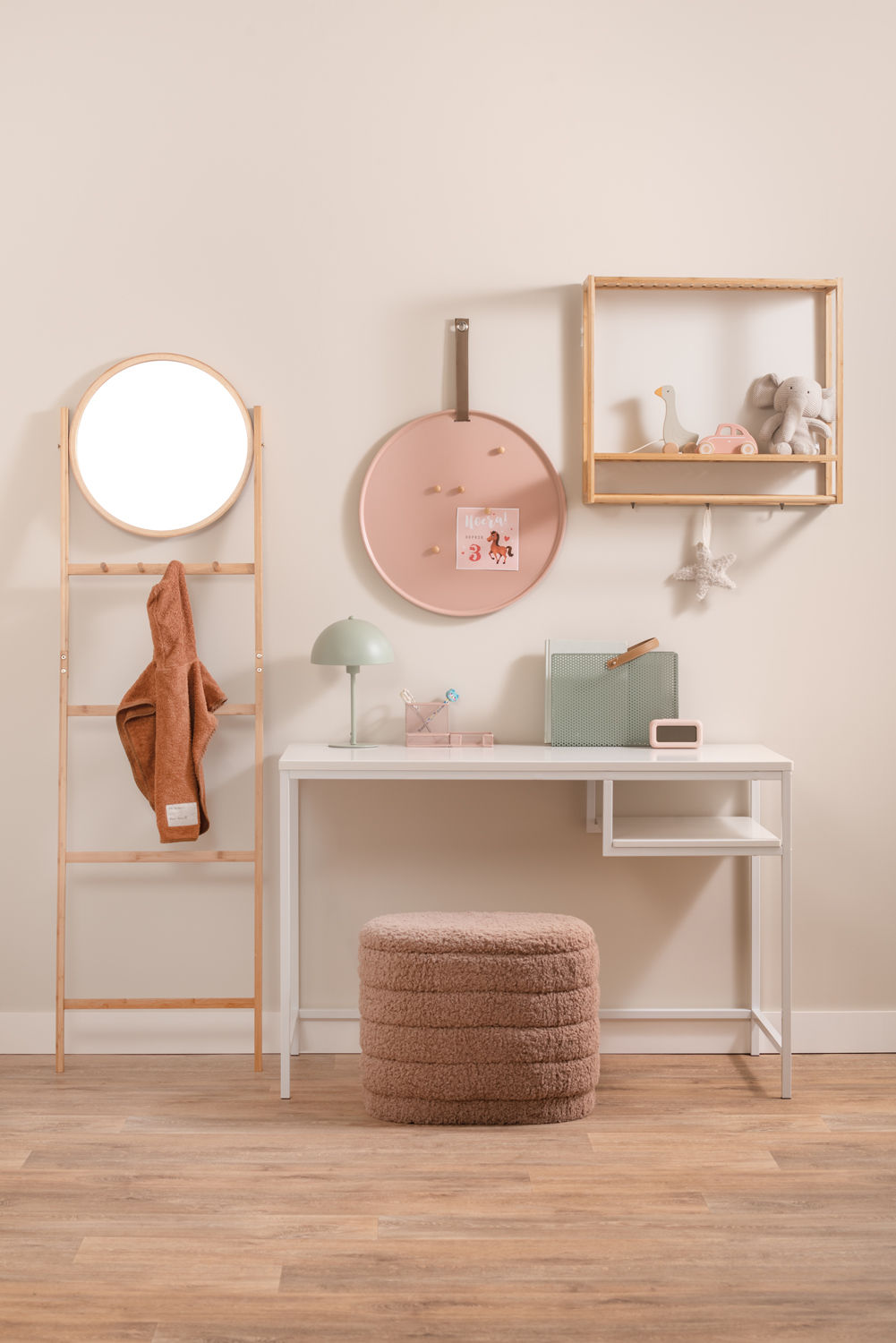 Leitmotiv Væg knagerække Lur bambus