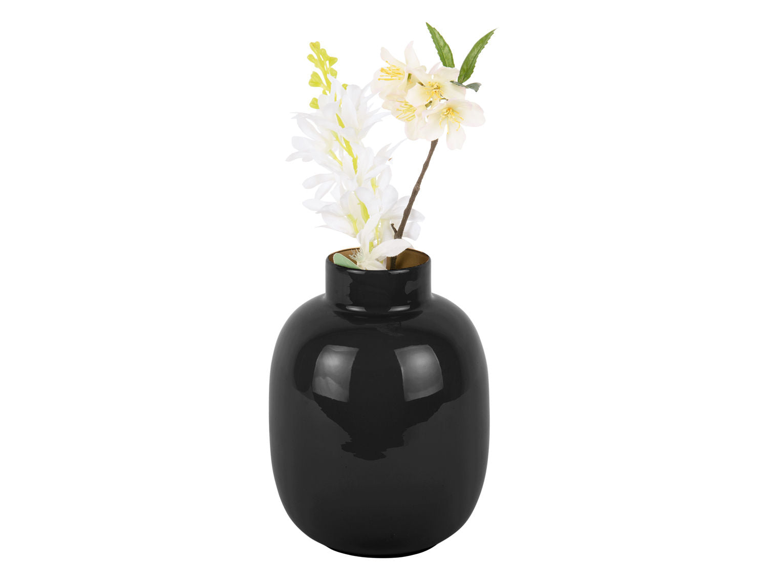 nutid Vase Mila stor jernemalje sort