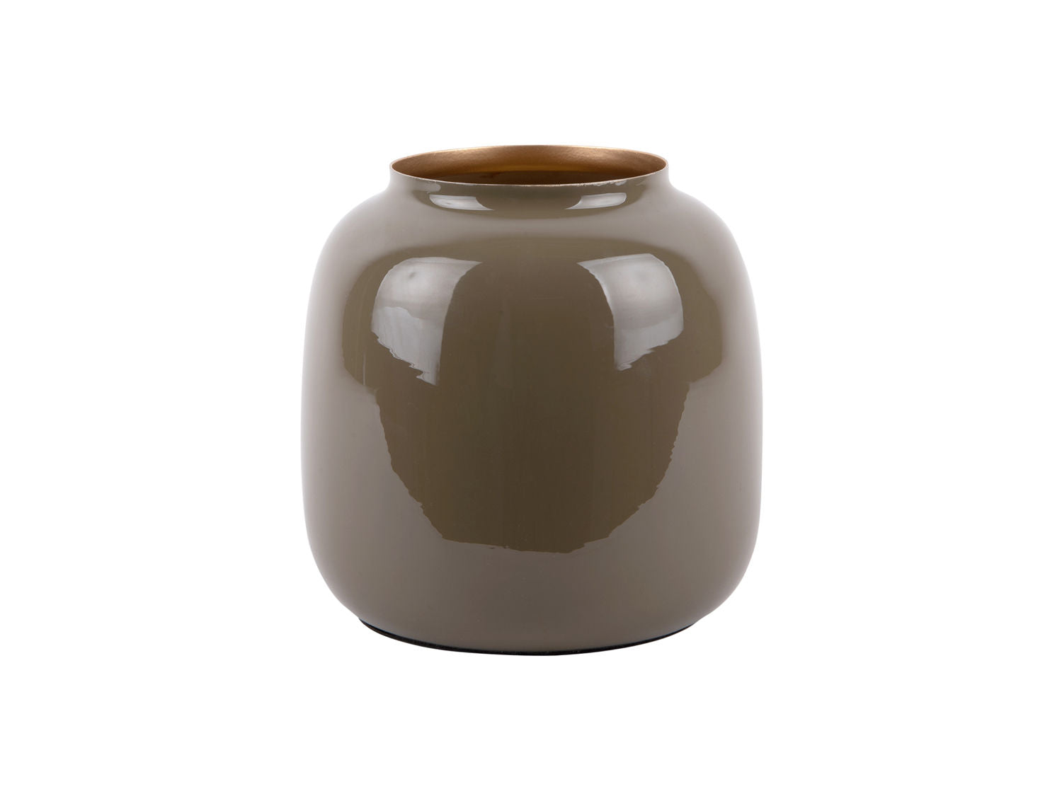 nutid Vase Ivy lille jernemalje mosgrøn