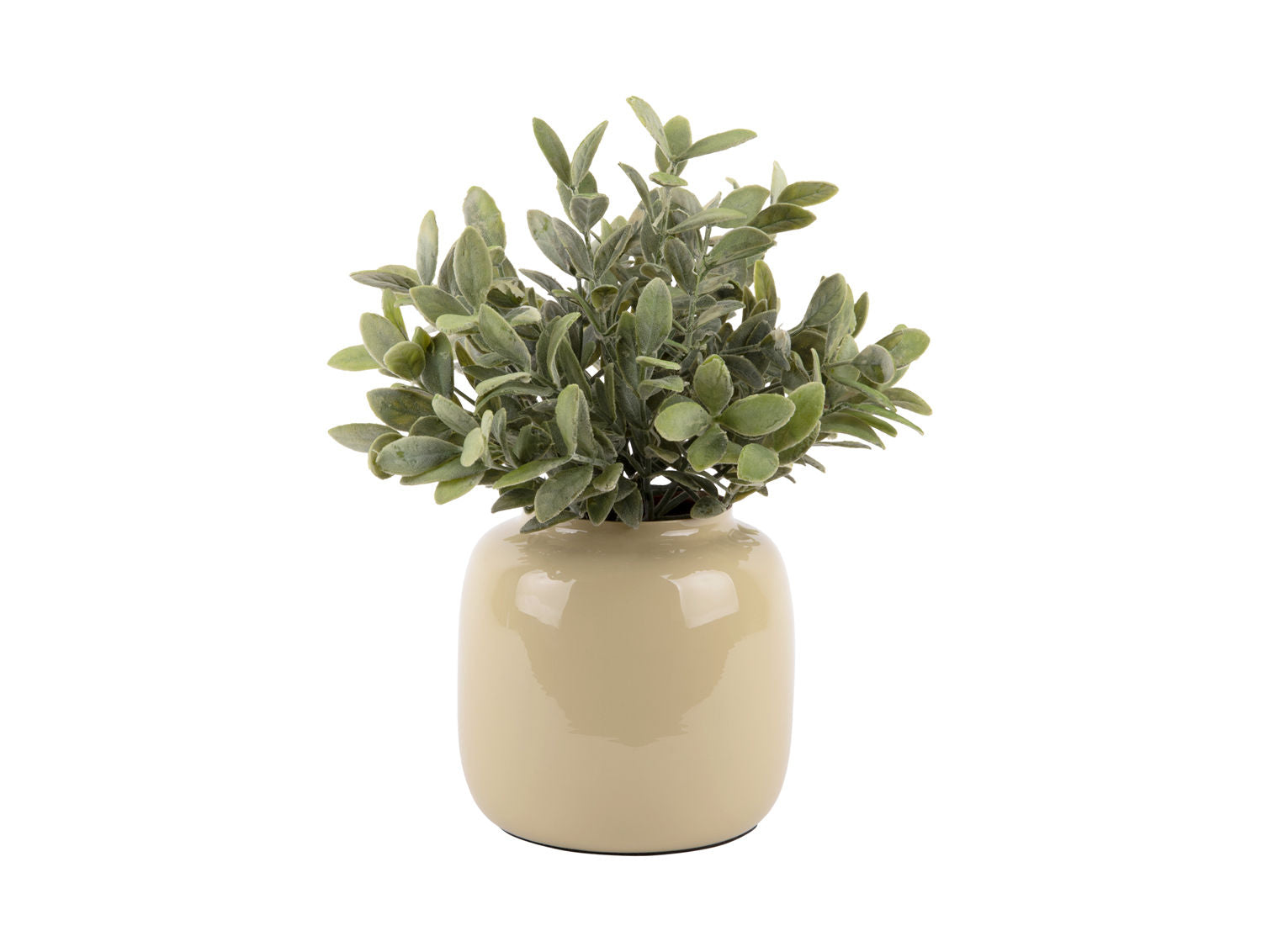 nutid Vase Ivy lille jernemalje latte brun