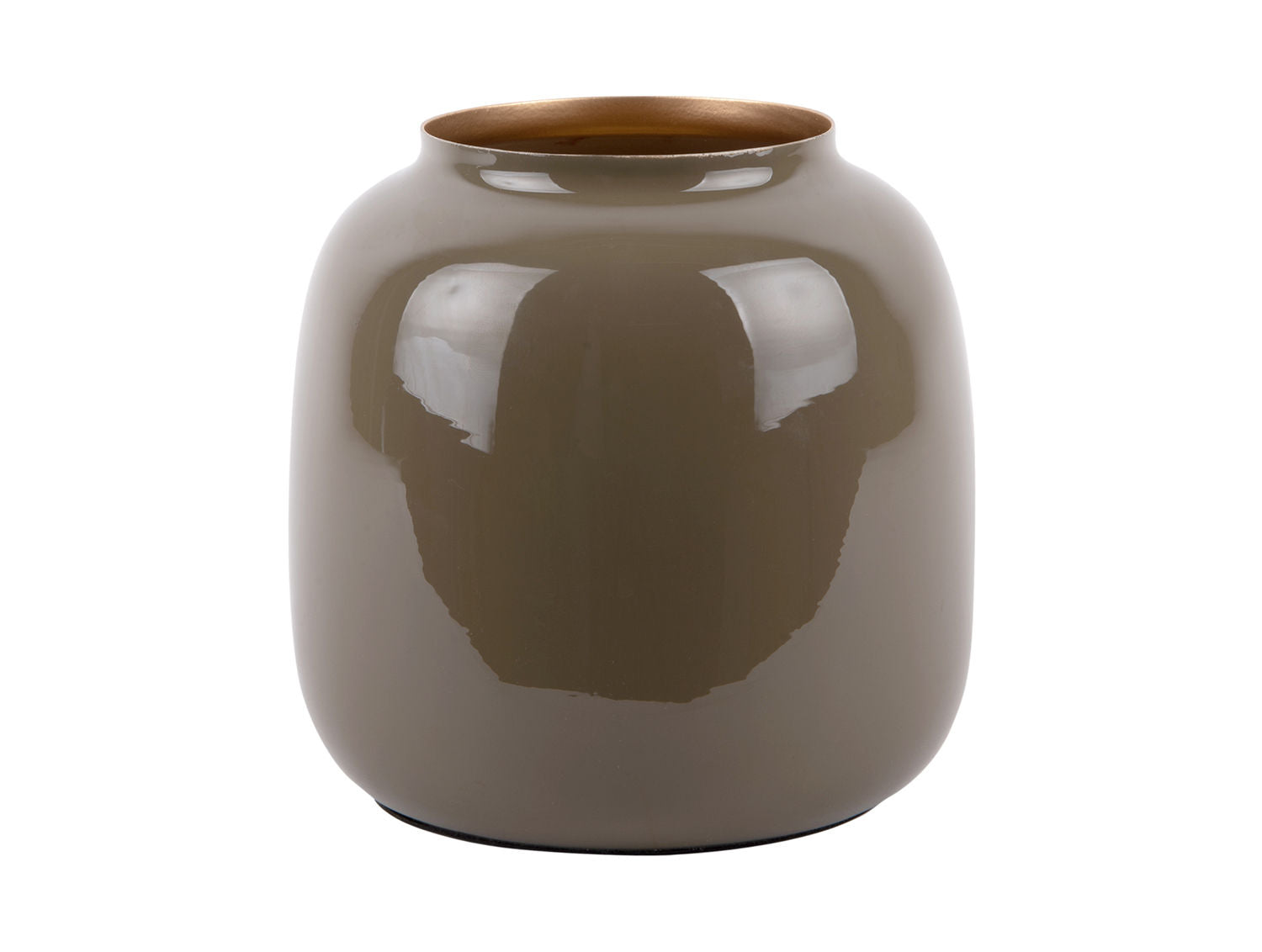 nutid Vase Ivy medium jernemalje mosgrøn