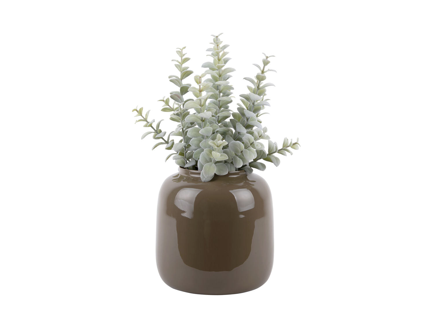 nutid Vase Ivy stor jernemalje mosgrøn