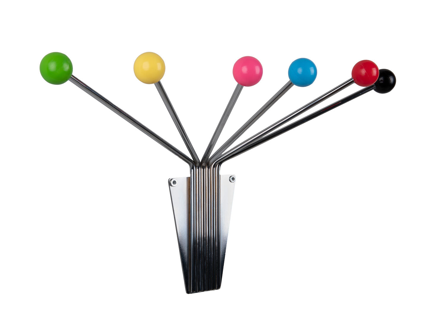 nutid Hattehylde Neptune krom m. farvede kugler store