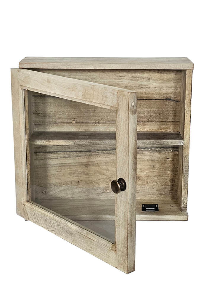 Trademark Living Lancaster vægskab med glaslåge