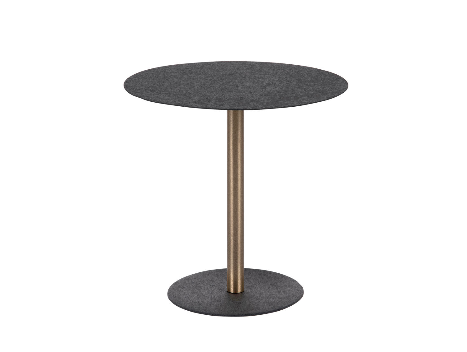 Leitmotiv Sidebord Dex stort jern tekstureret sort