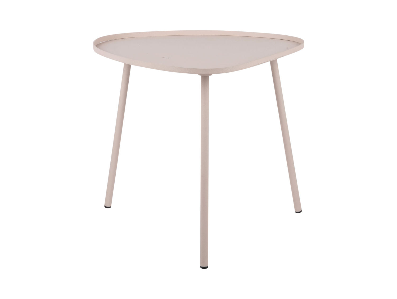 Leitmotiv Sidebord Boaz jern tekstureret varm grå