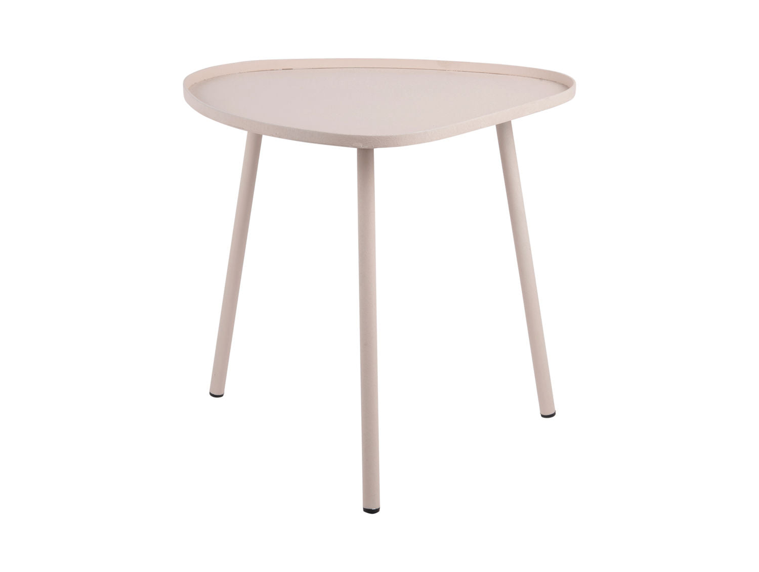 Leitmotiv Sidebord Boaz stort jern tekstureret varm grå