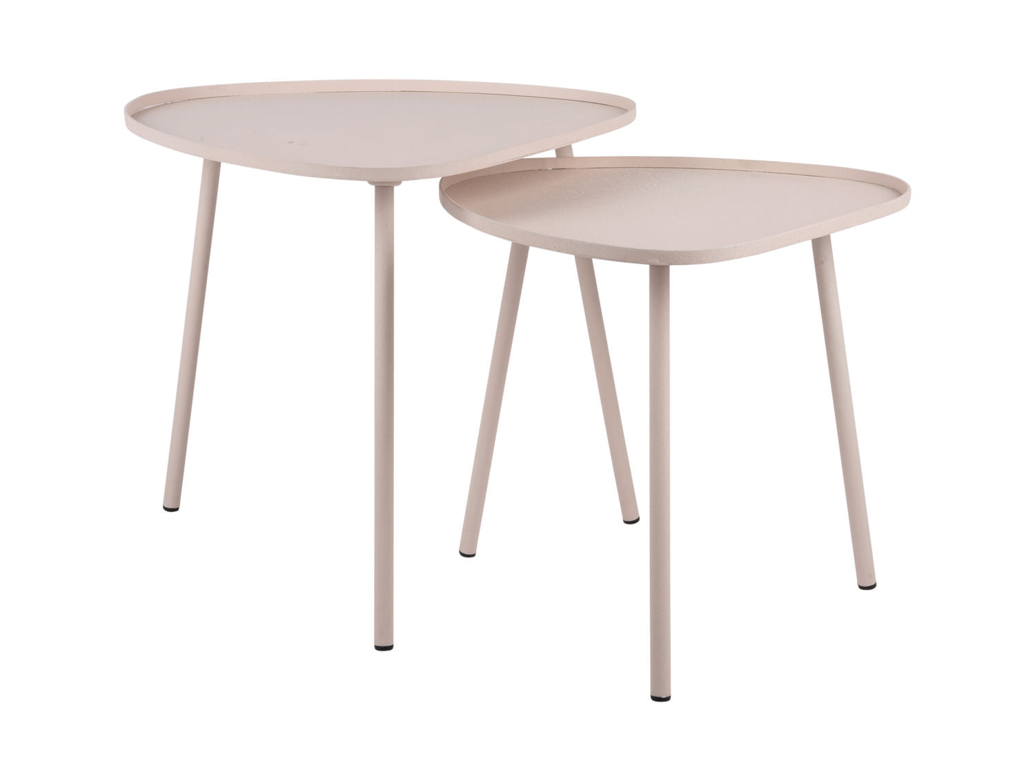 Leitmotiv Sidebord Boaz stort jern tekstureret varm grå