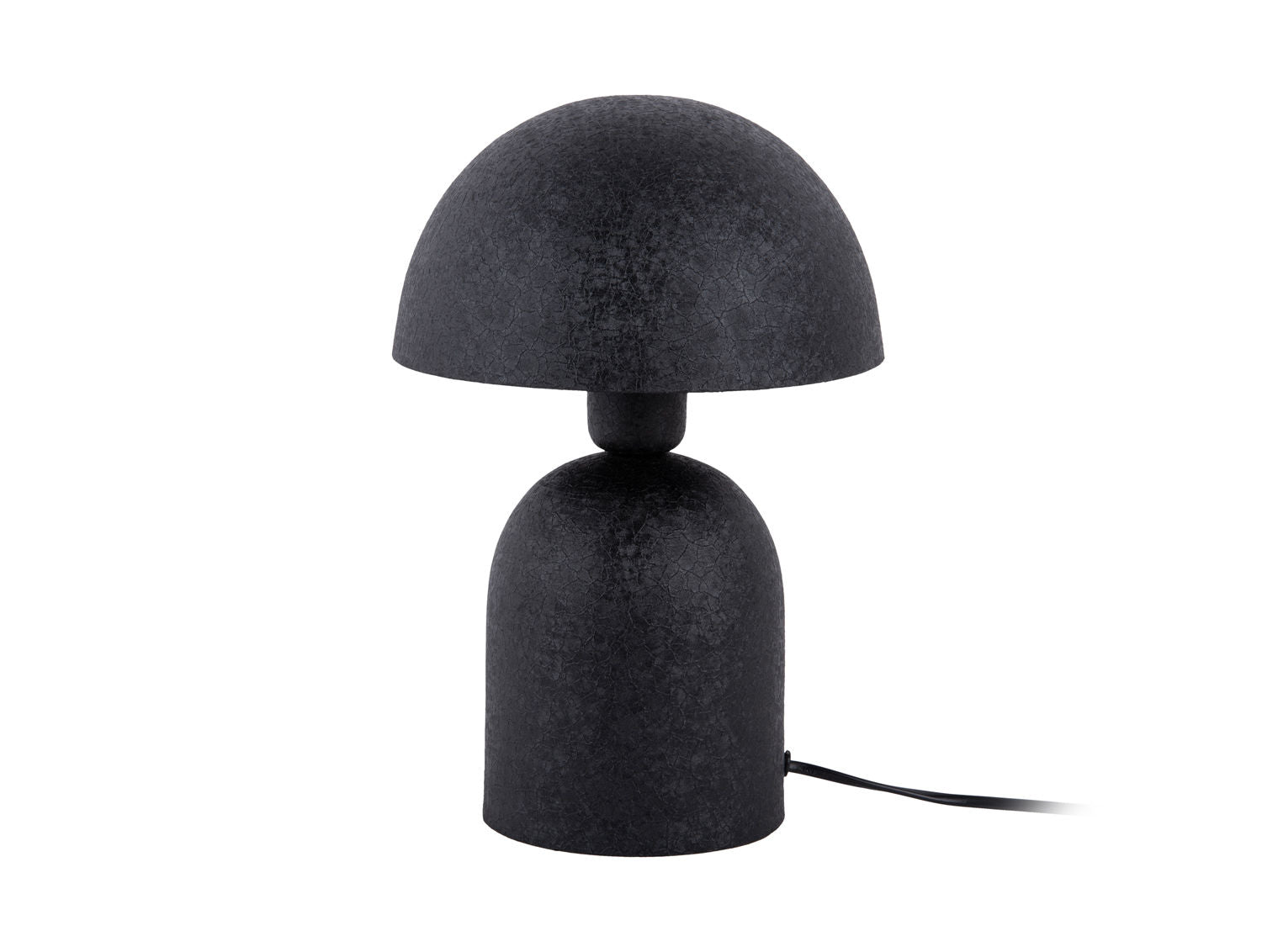 Leitmotiv Bordlampe Boaz jern tekstureret sort