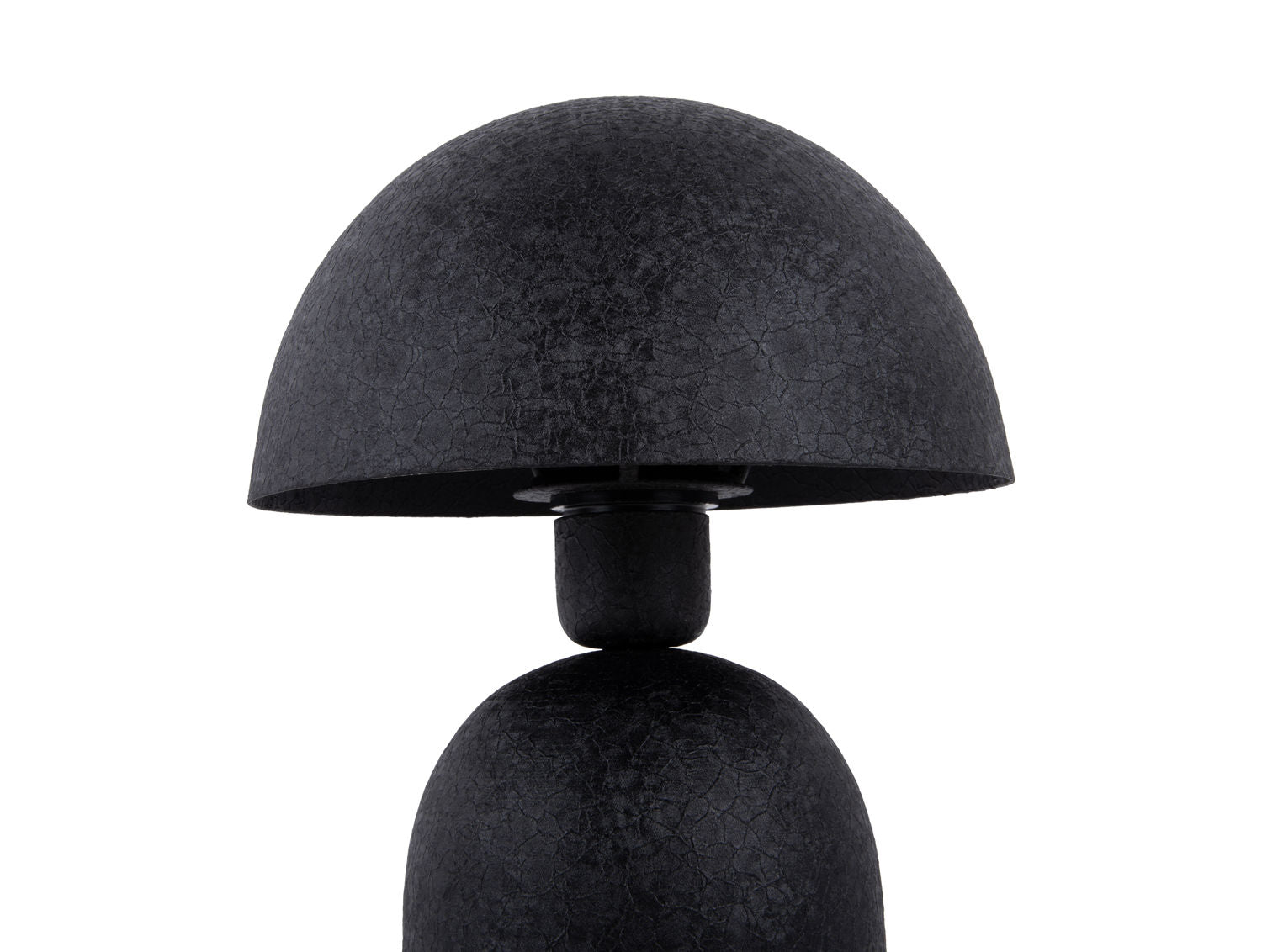 Leitmotiv Bordlampe Boaz jern tekstureret sort