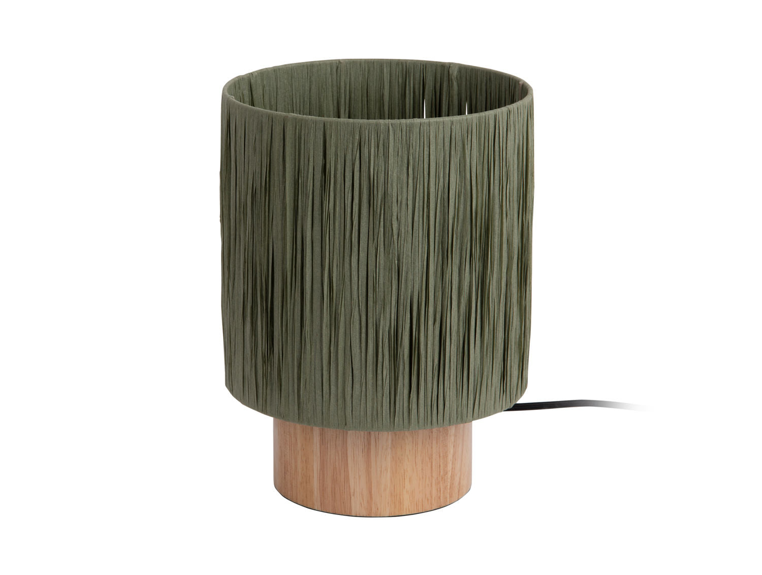 Leitmotiv Bordlampe Sheer Rund grå jade