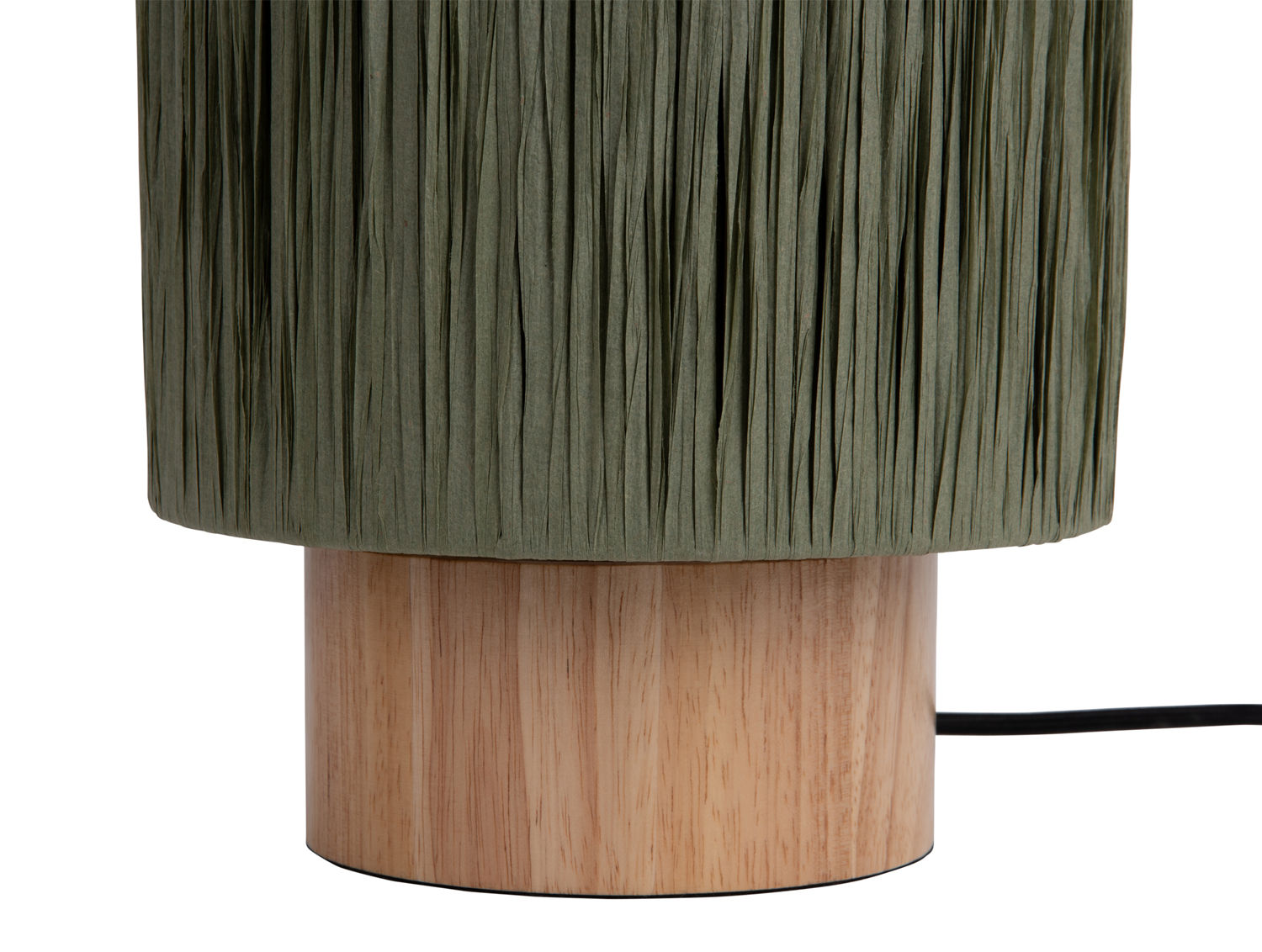Leitmotiv Bordlampe Sheer Rund grå jade