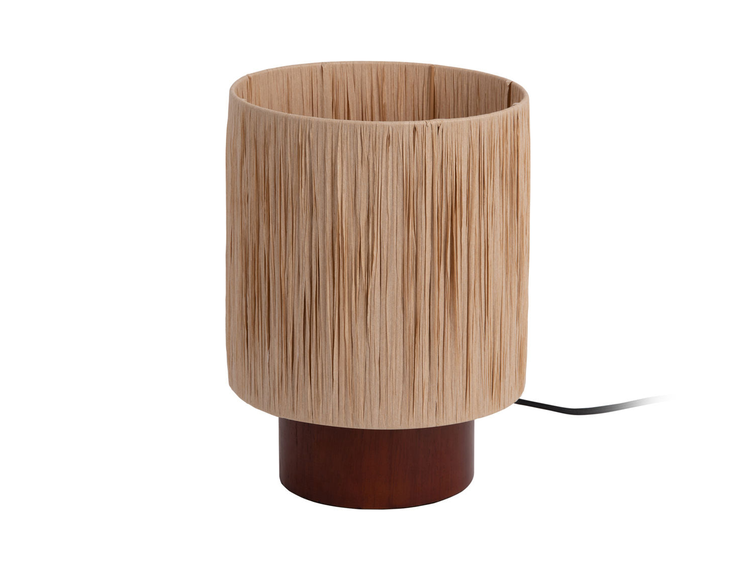 Leitmotiv Bordlampe Sheer Round naturlig