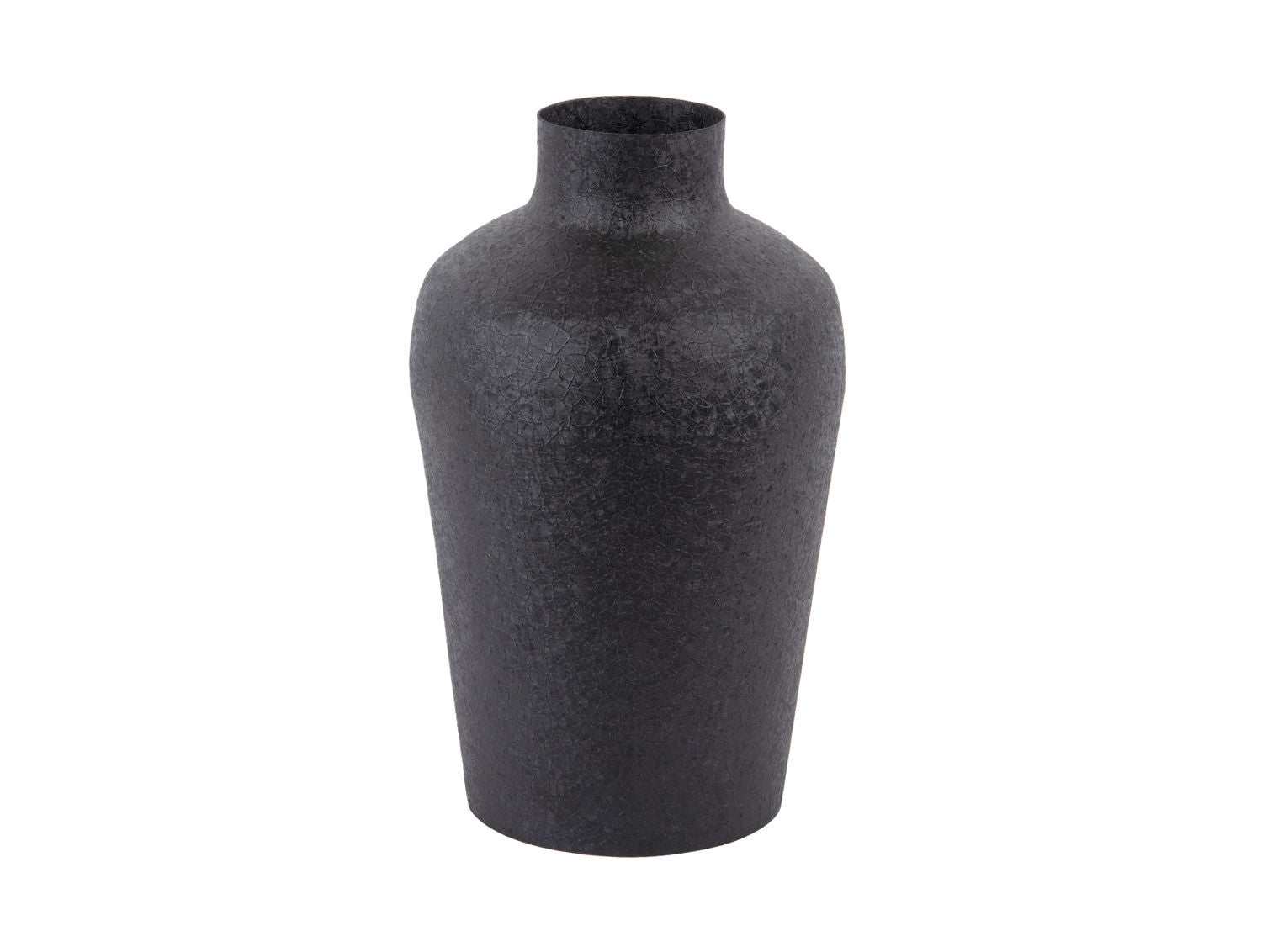 nutid Vase Boaz Flaske jern tekstureret sort