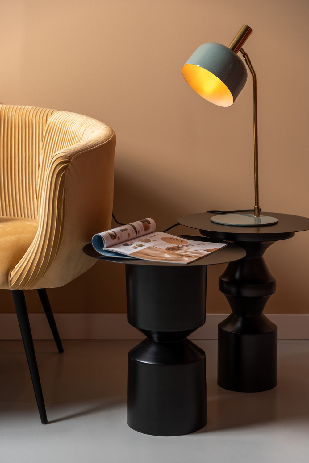 Leitmotiv Bordlampe Smart emalje tåget blå