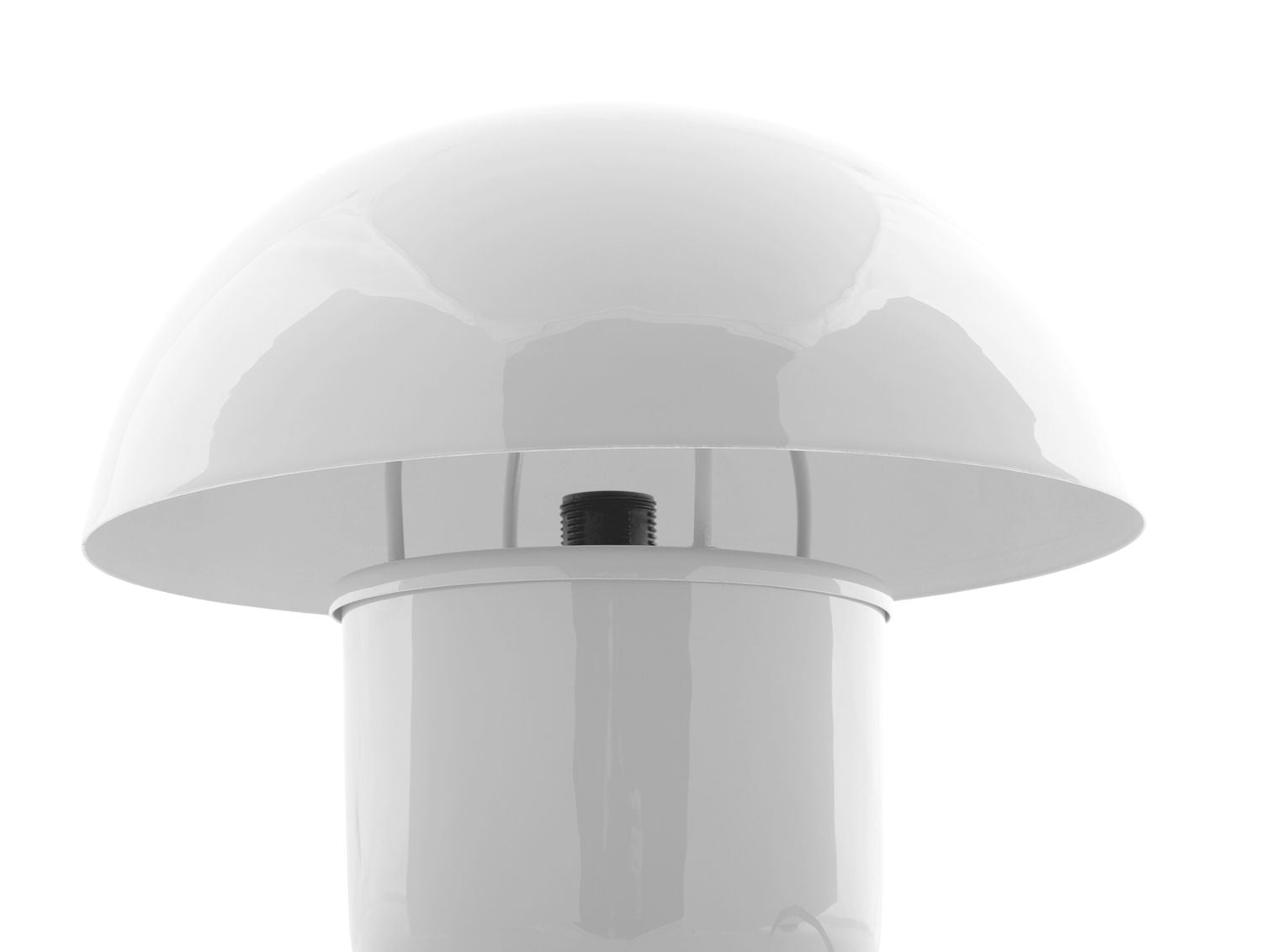 Leitmotiv Bordlampe Fat Mushroom emalje hvid