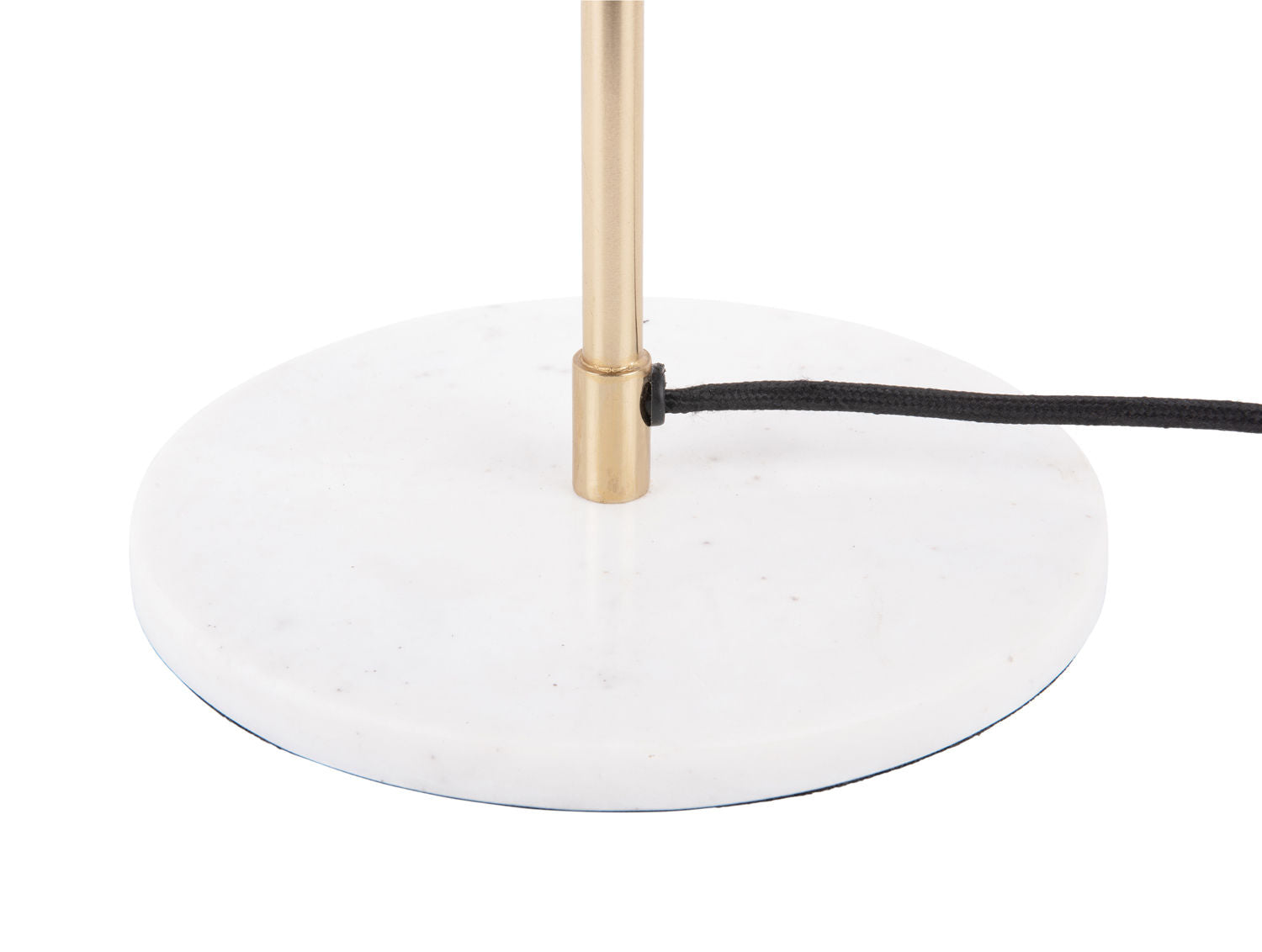 Leitmotiv Bordlampe Waved Dome emalje sort