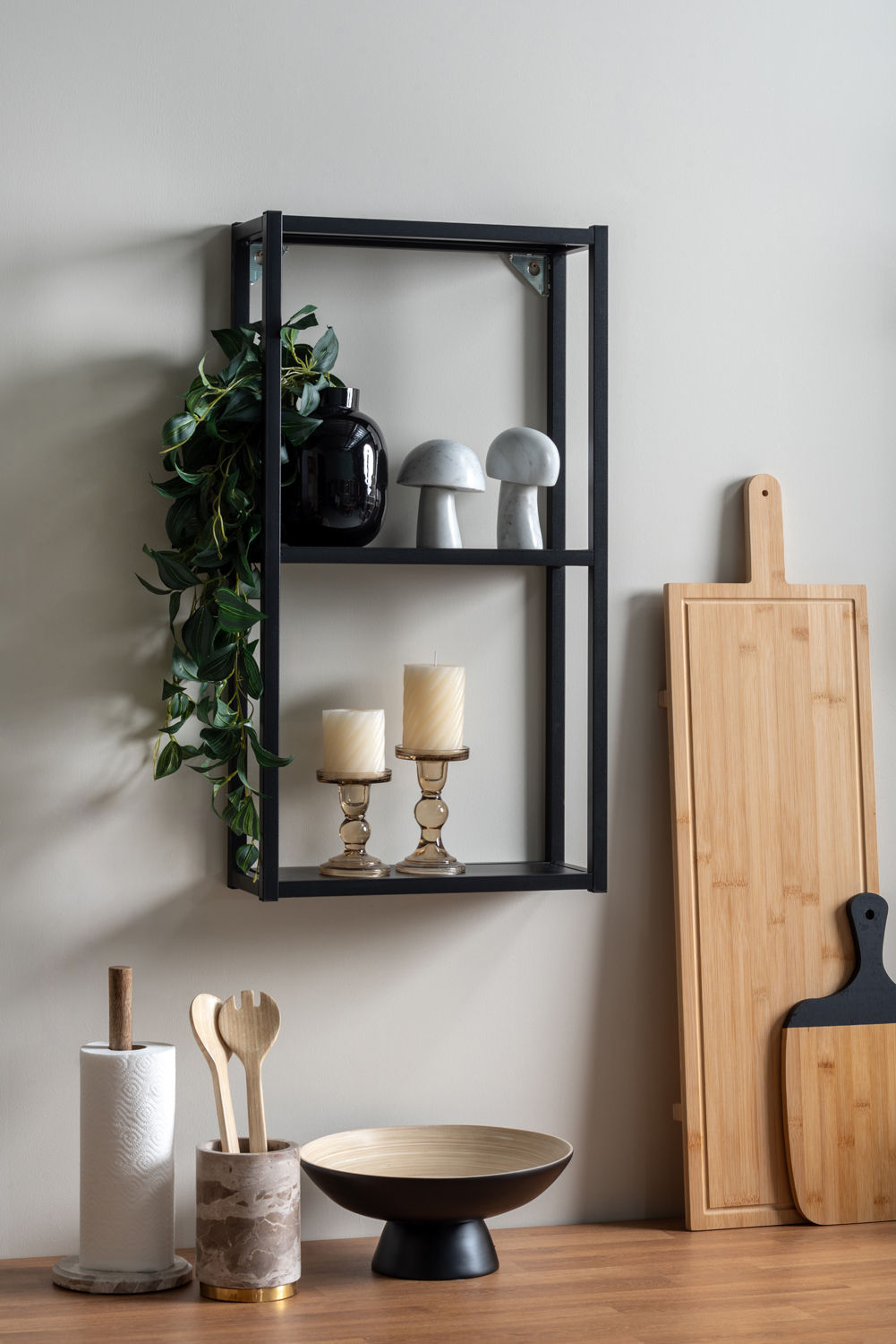 nutiden Statue Svamp lille marmor hvid