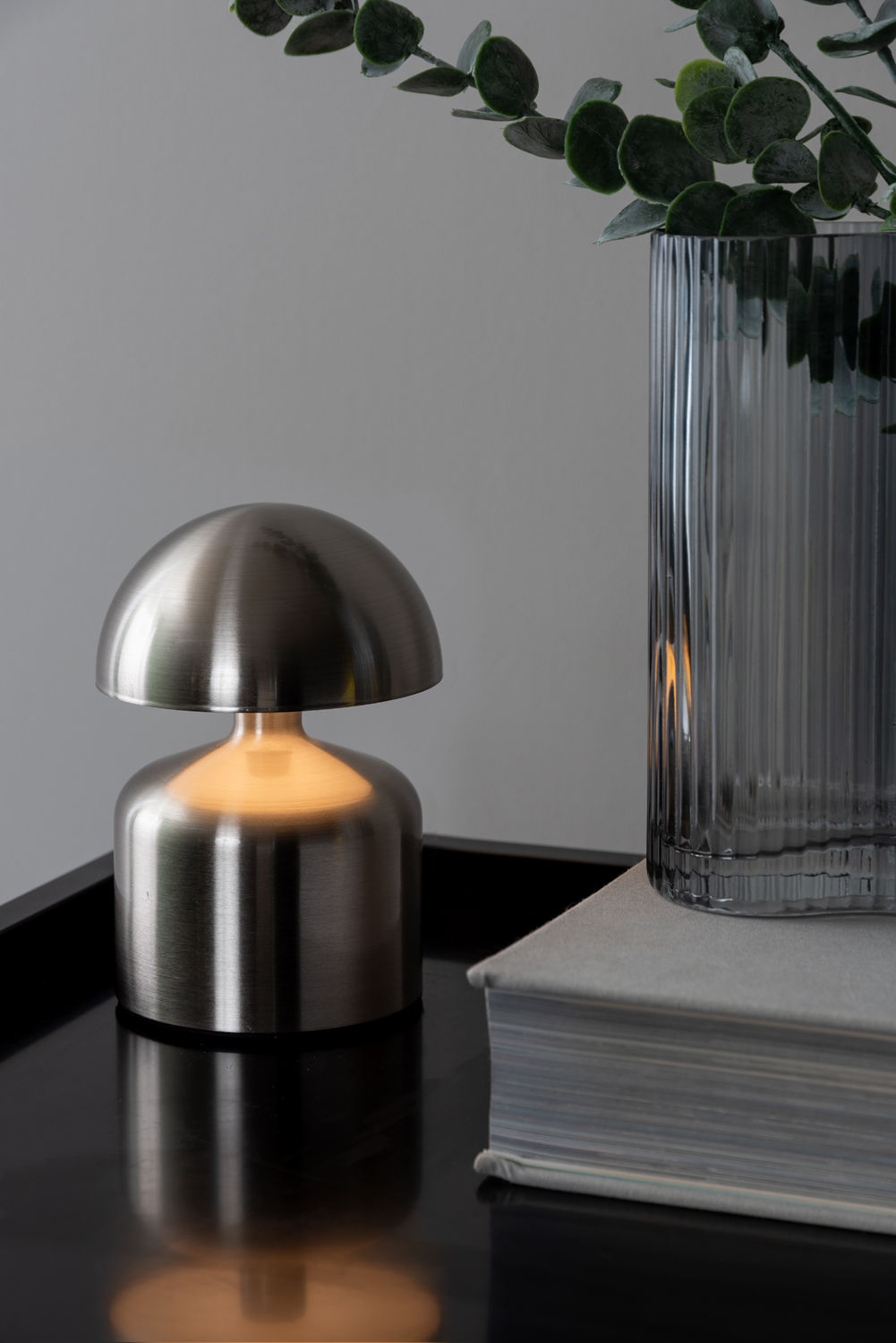 Leitmotiv Bordlampe Impetu LED børstet nikkel