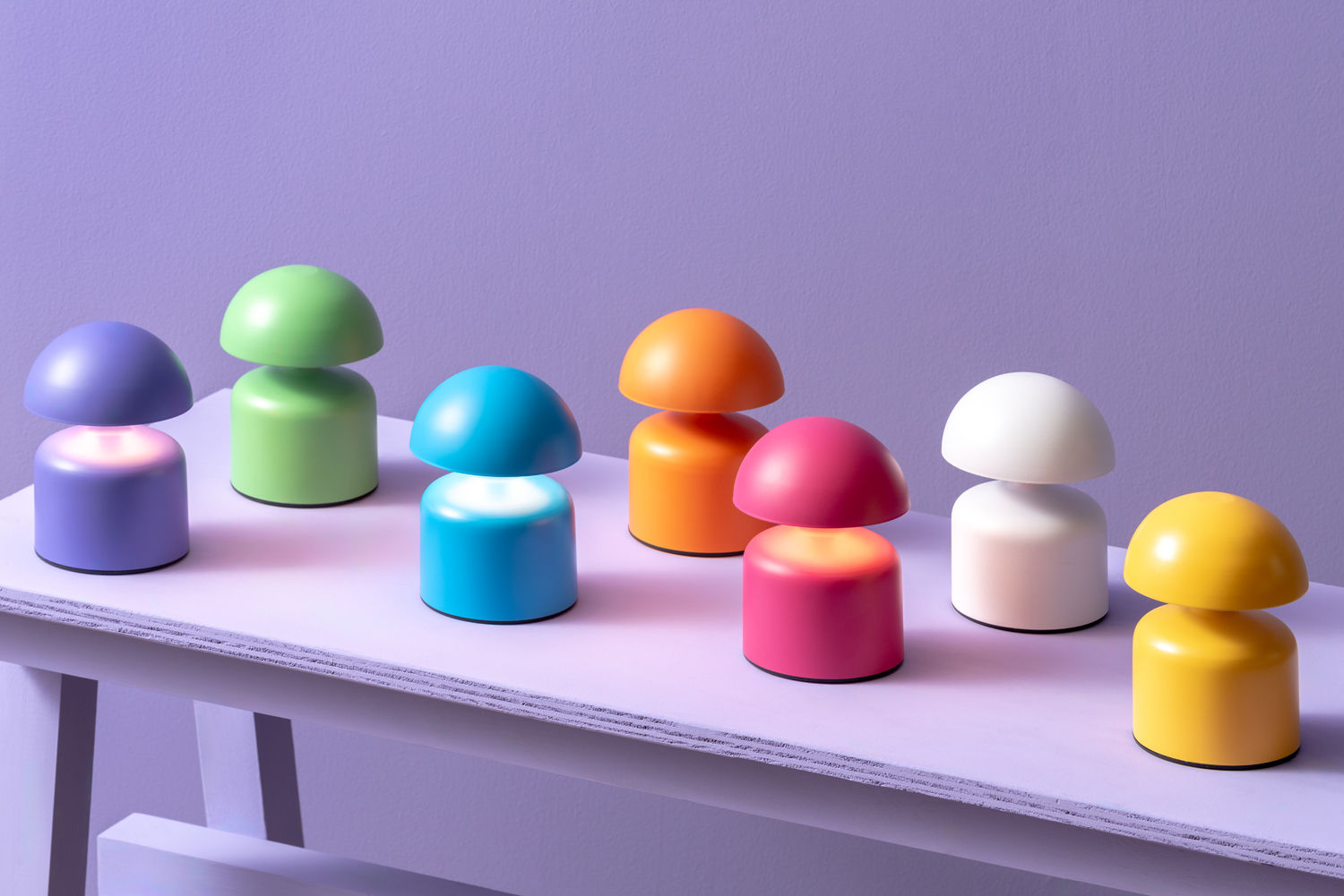 Leitmotiv Bordlampe Impetu LED mat lys blå