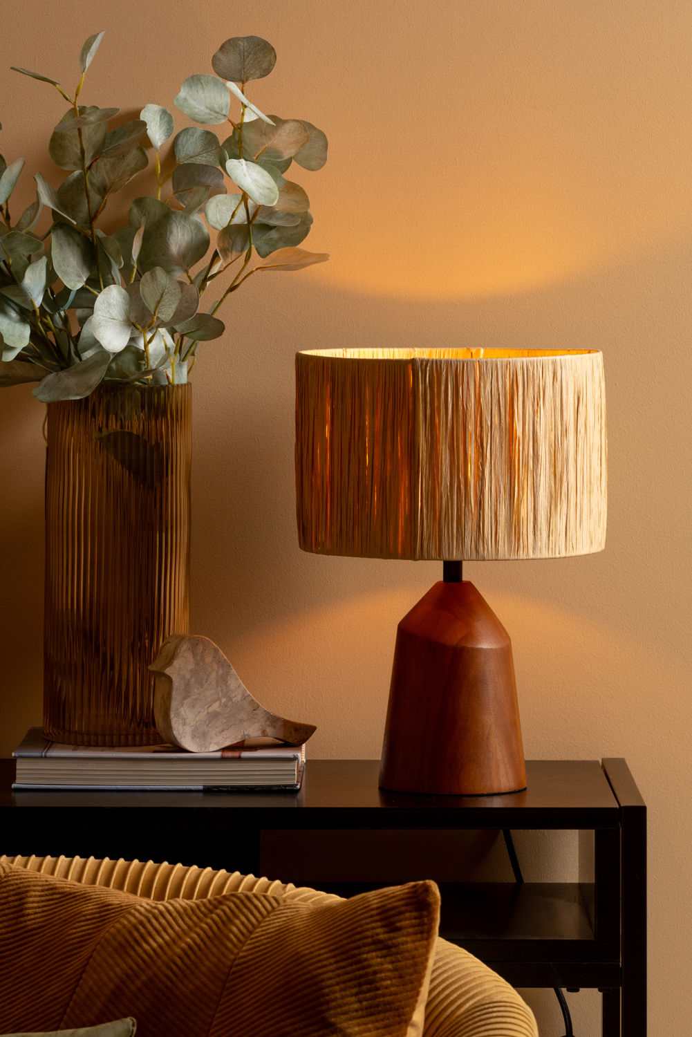 Leitmotiv Bordlampe Sheer Trapeze naturlig
