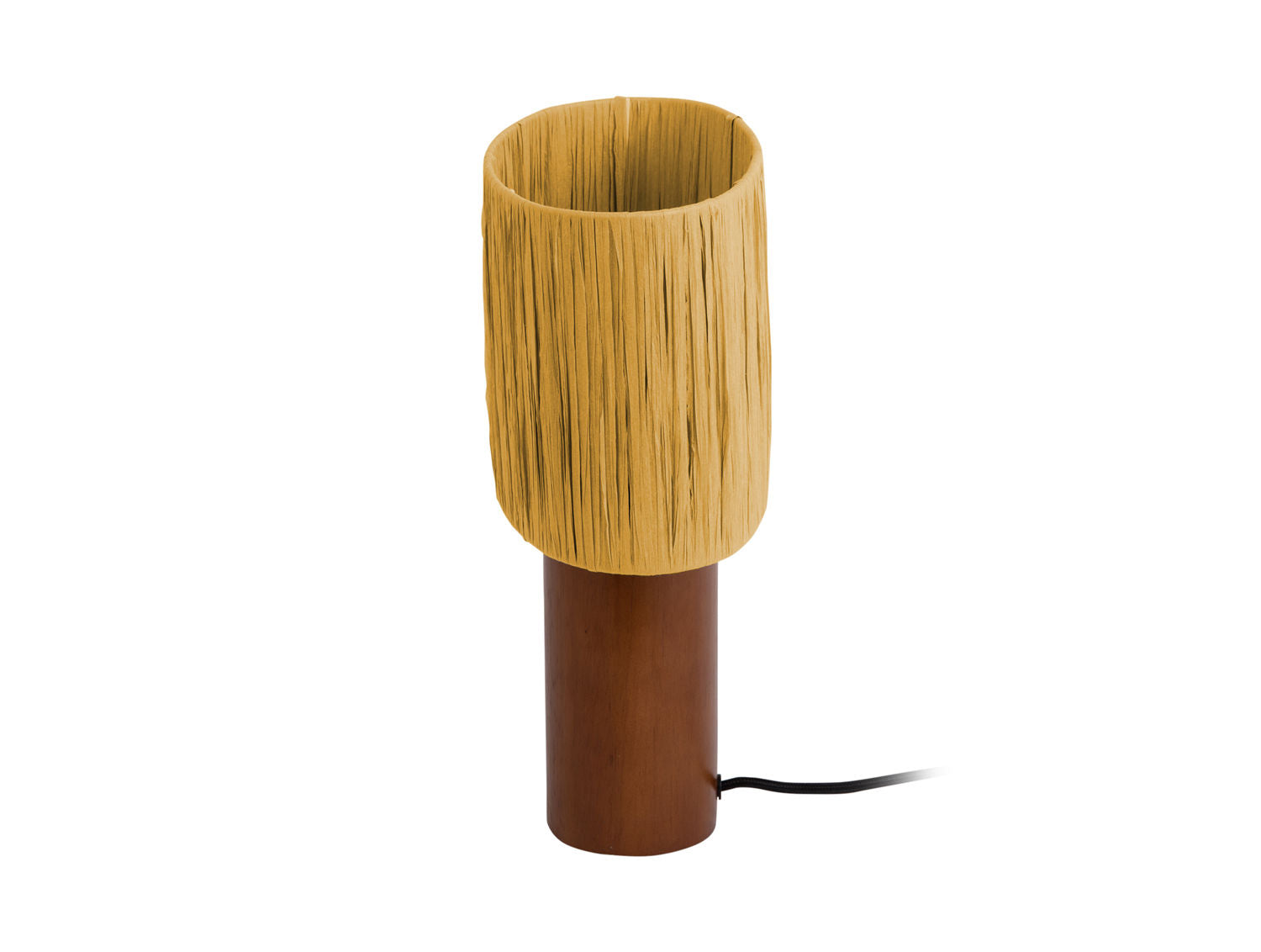Leitmotiv Bordlampe Sheer Oval okkergul