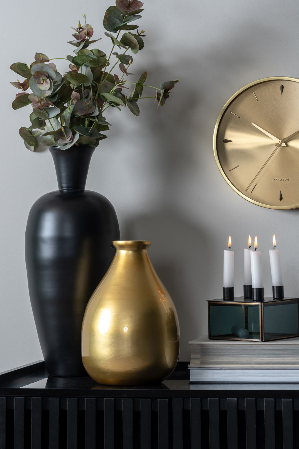 nutid Vase Decente bambus guld