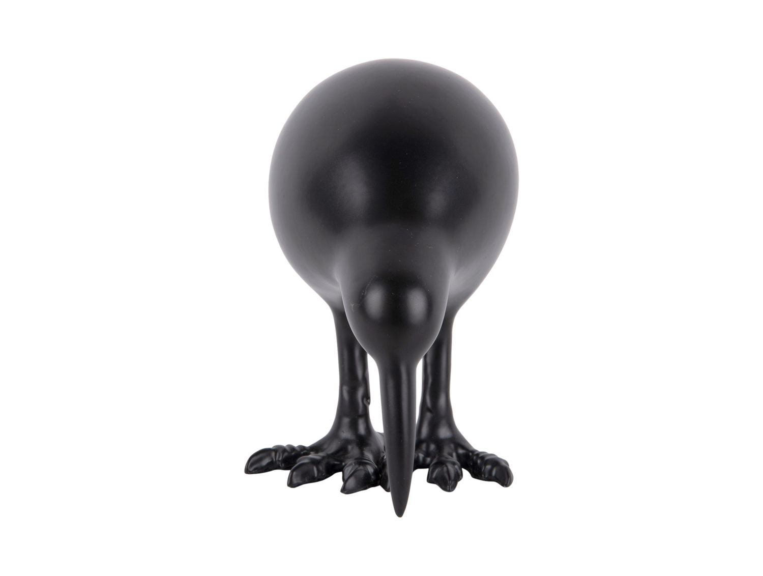 nuværende Statue Kiwi Bird metal mat sort
