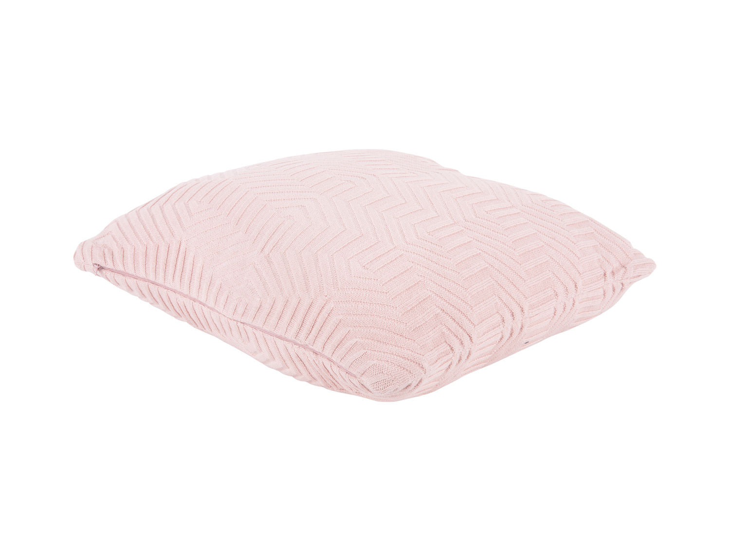 nutid Cushion Honeycomb strikket bomuld blød pink
