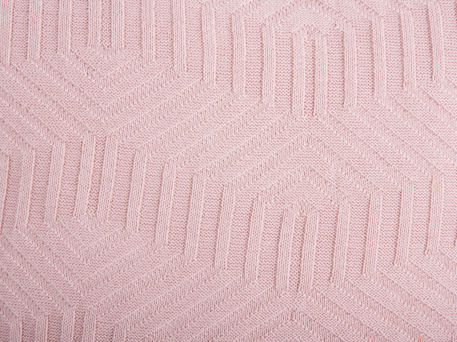 nutid Cushion Honeycomb strikket bomuld blød pink