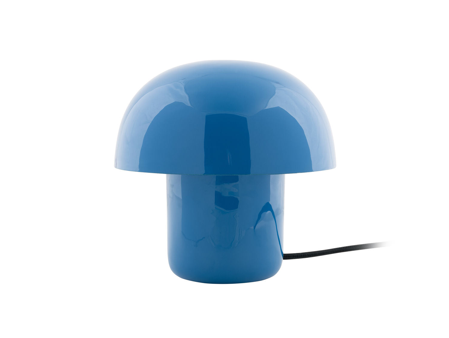 Leitmotiv Bordlampe Fat Mushroom Mini emalje lys blå