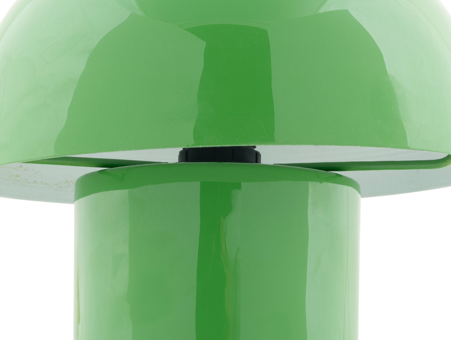 Leitmotiv Bordlampe Fat Mushroom Mini emalje lys grøn