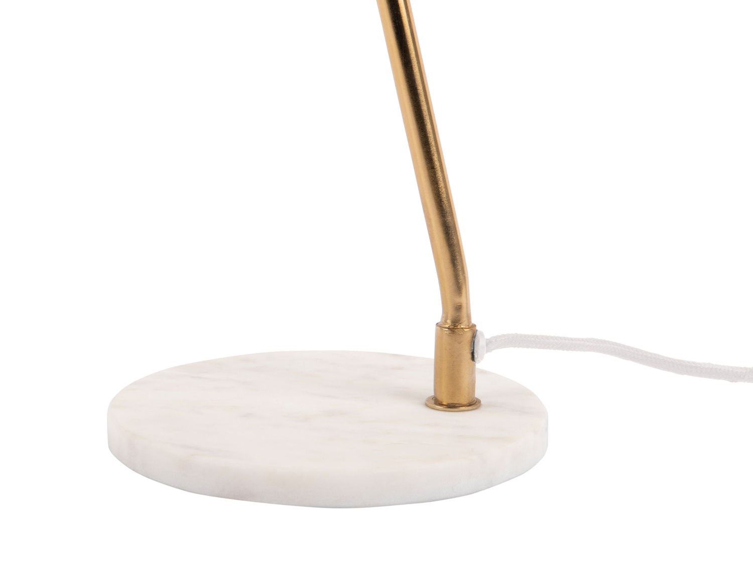 Leitmotiv Bordlampe Savvy emalje hvid