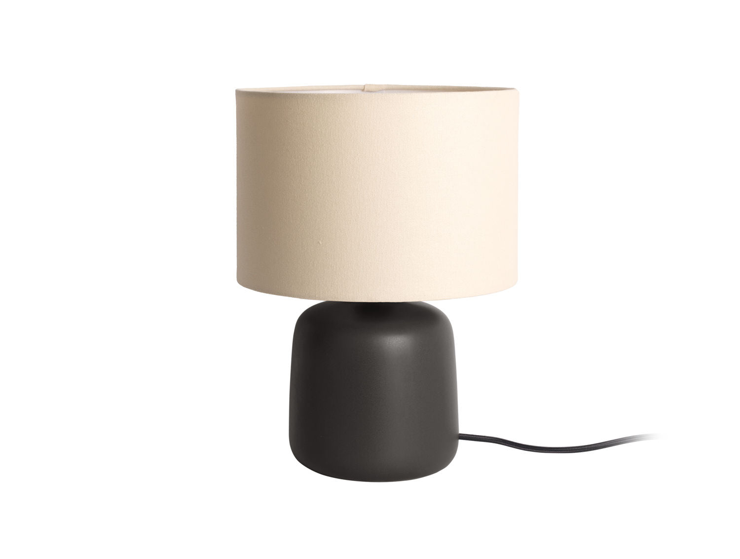 Leitmotiv Bordlampe Alma lige mat sort