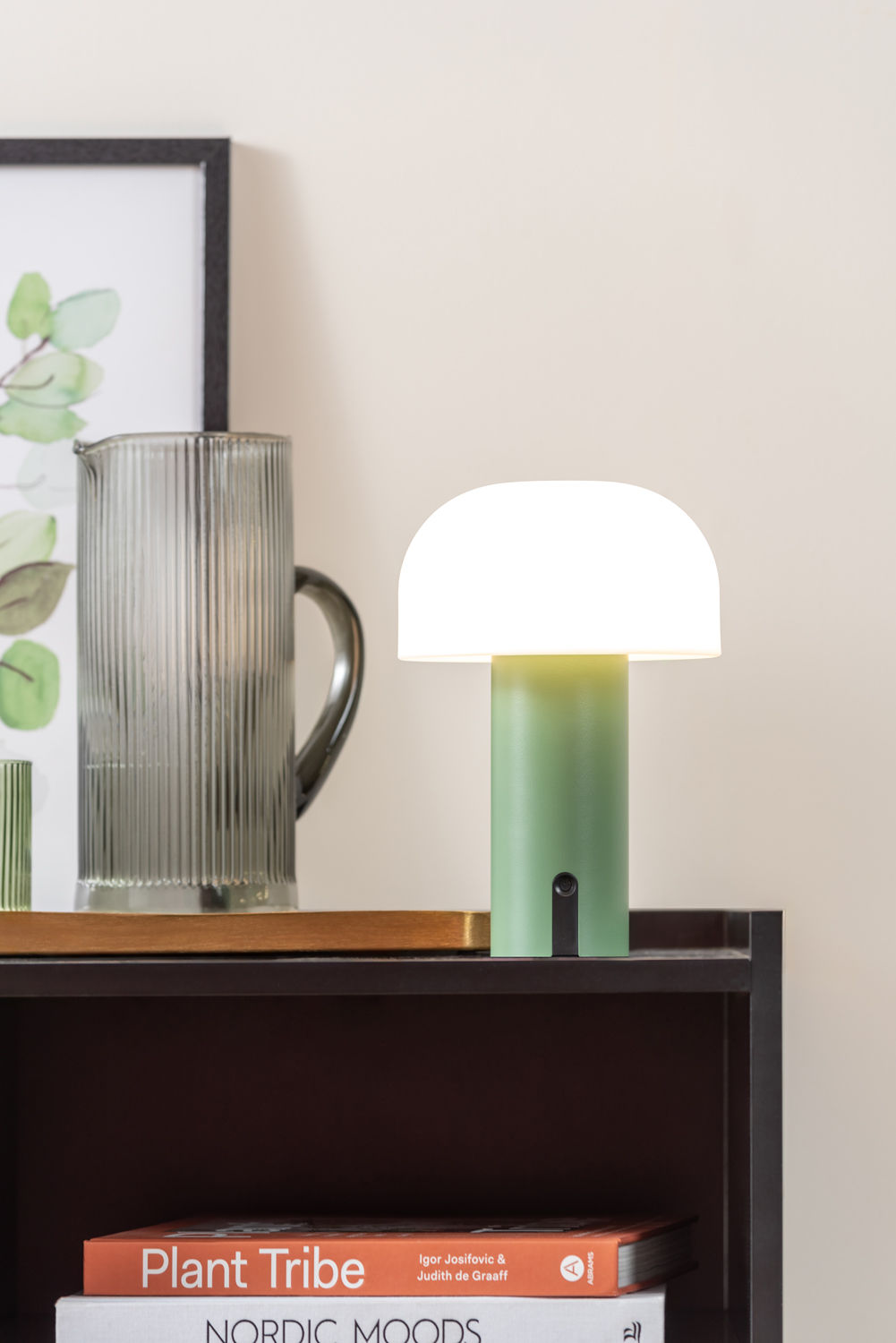 Leitmotiv Bordlampe Luca jernjunglegrøn LED