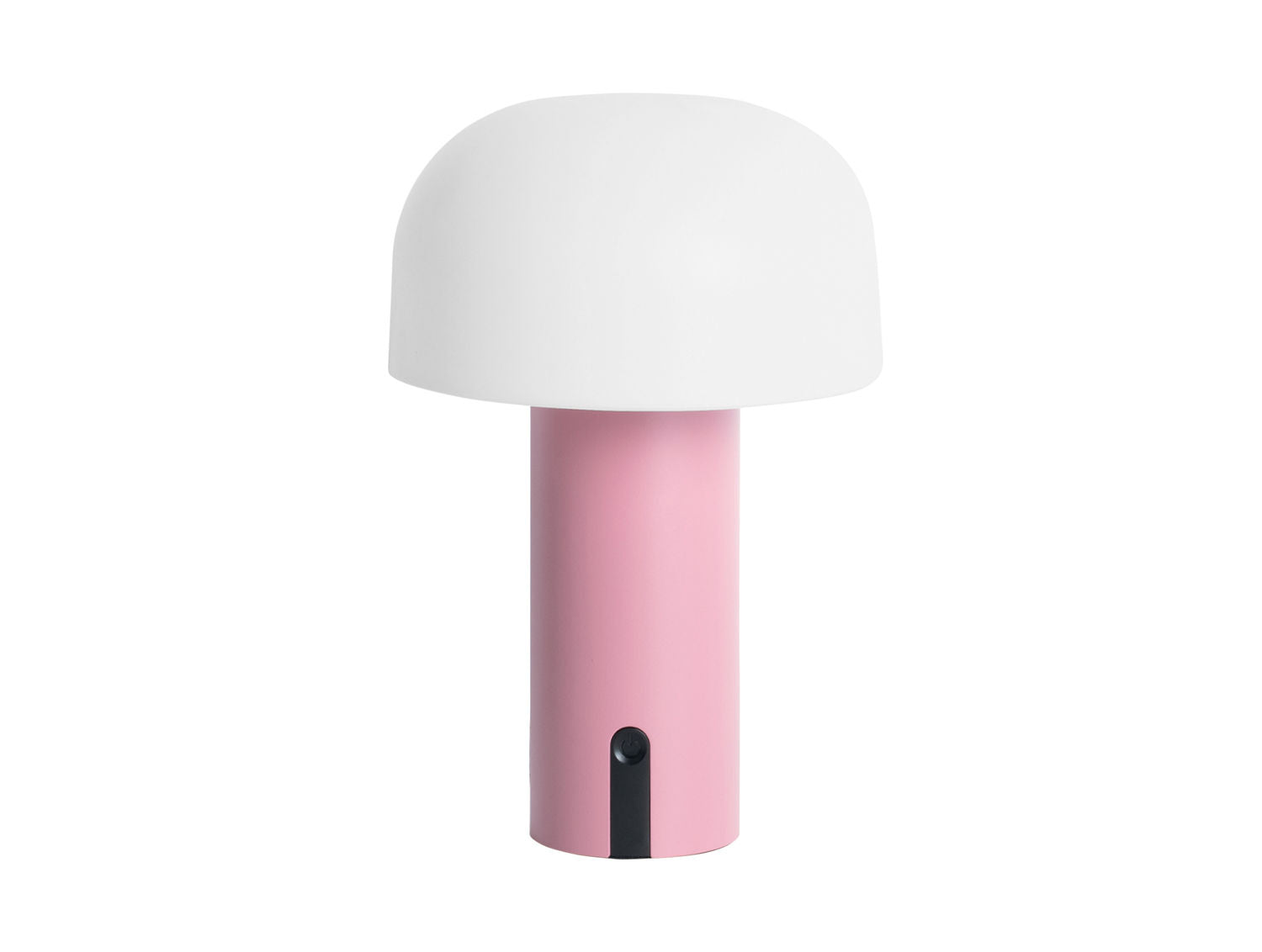 Leitmotiv Bordlampe Luca jern falmet pink LED