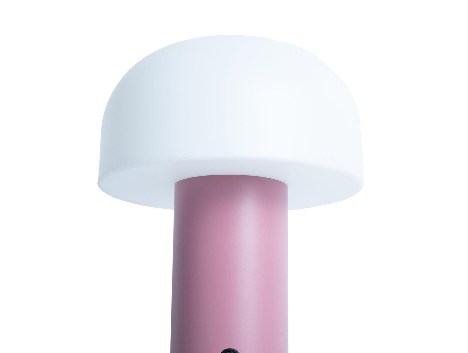 Leitmotiv Bordlampe Luca jern falmet pink LED