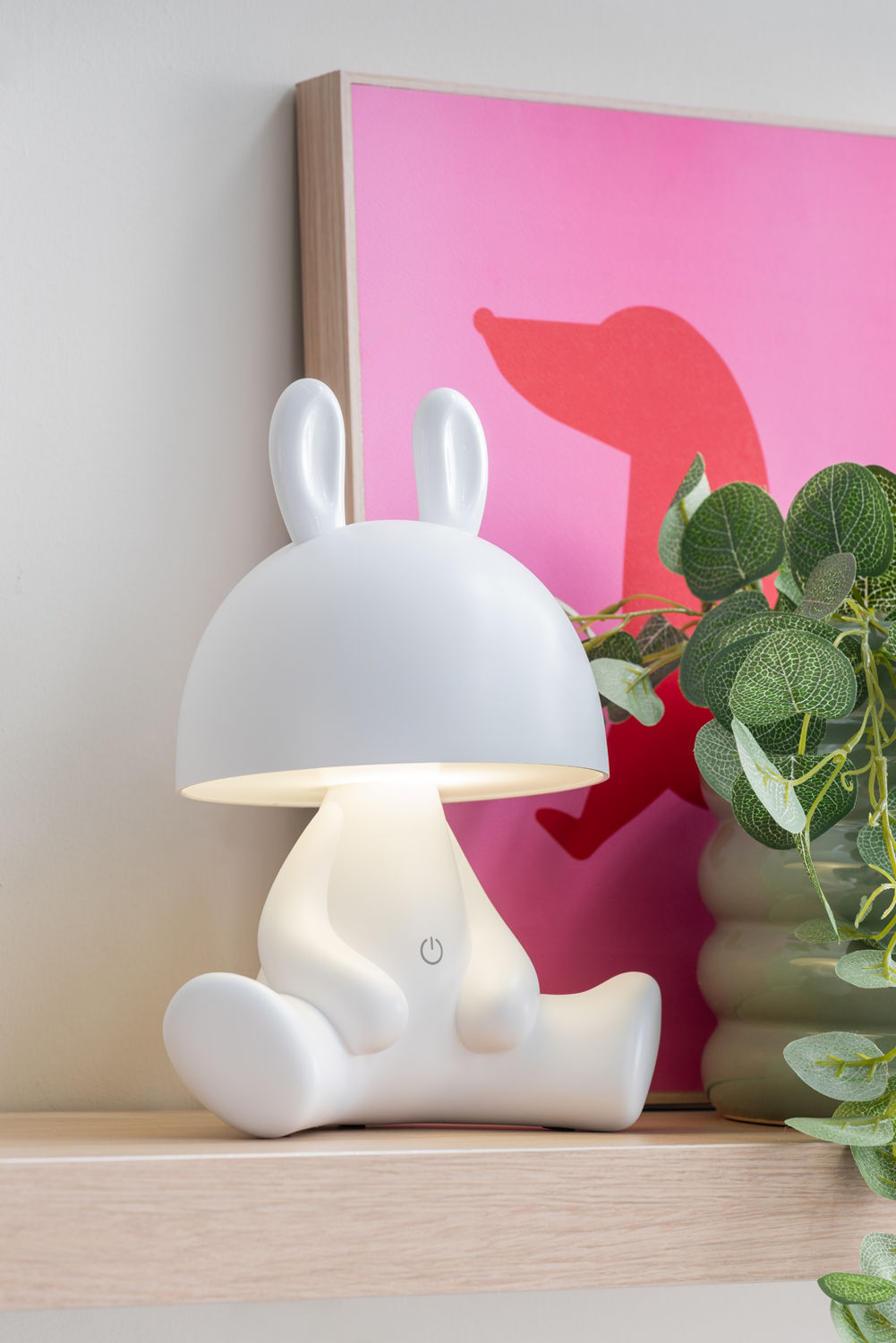 Leitmotiv Bordlampe Bunny LED mat hvid