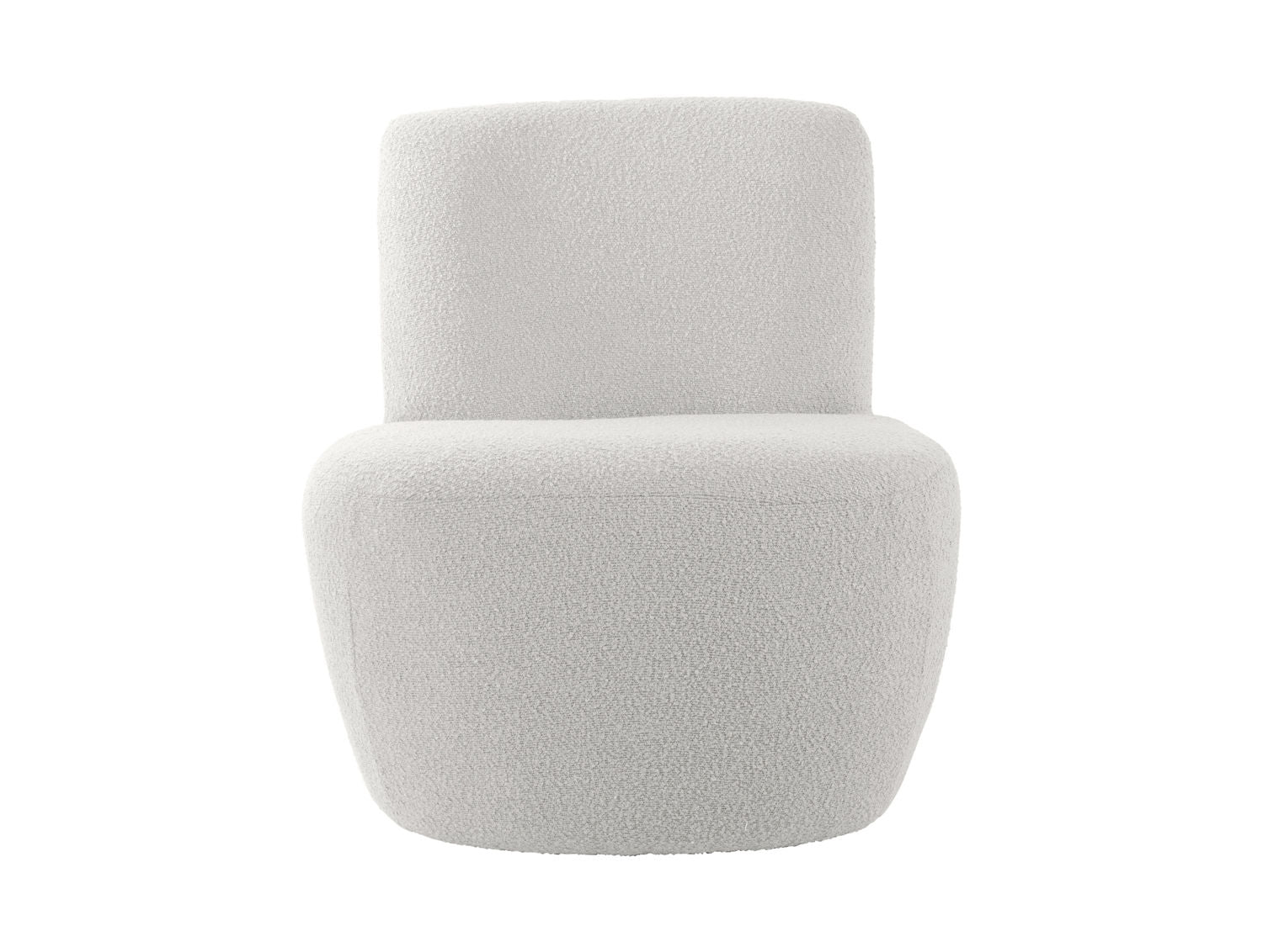 Leitmotiv stol Ada bouclé råhvid