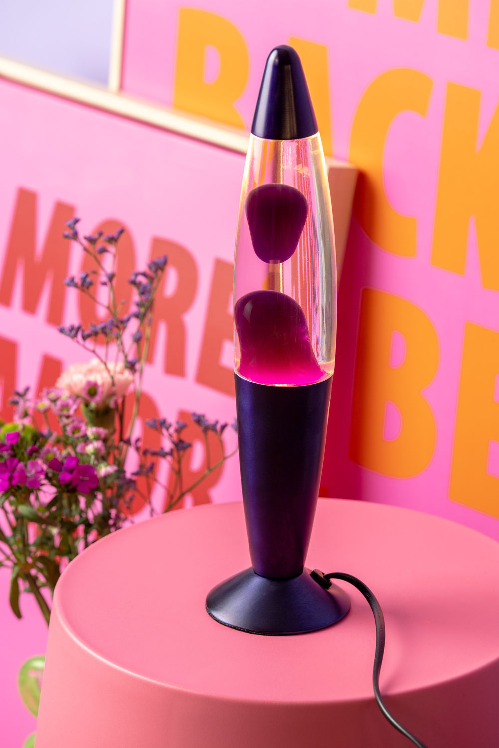 Leitmotiv Bordlampe Funky Rocket Lava lilla